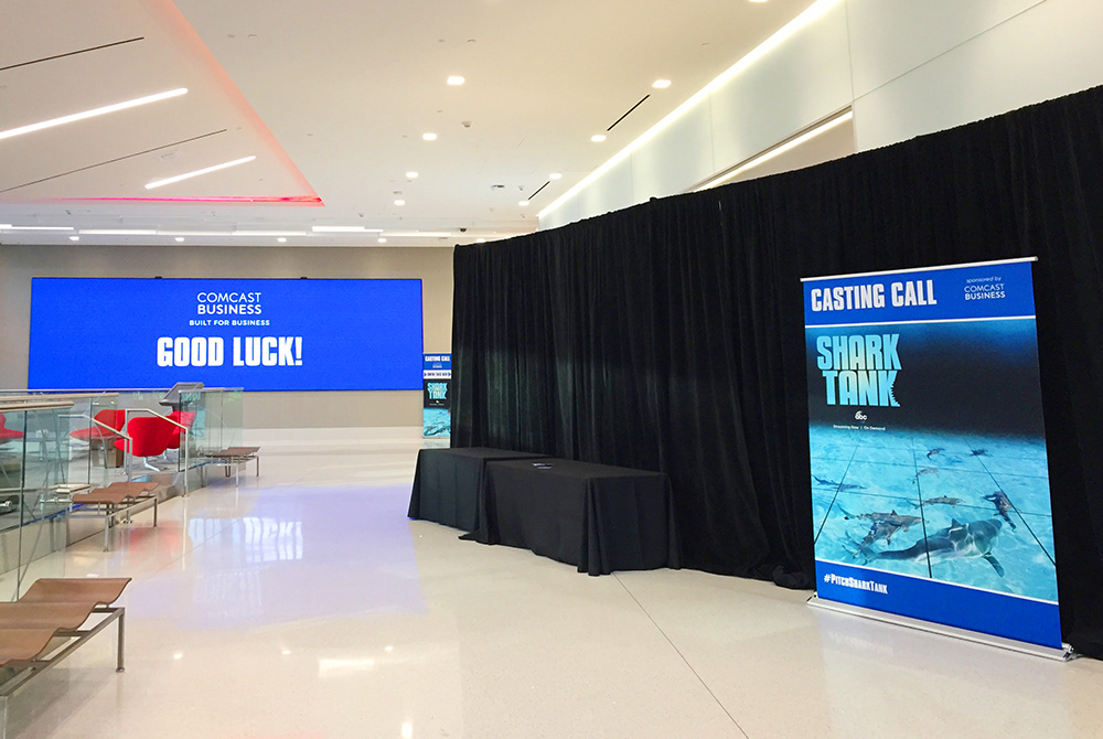 Print Banners and Digital Animated Video Screens