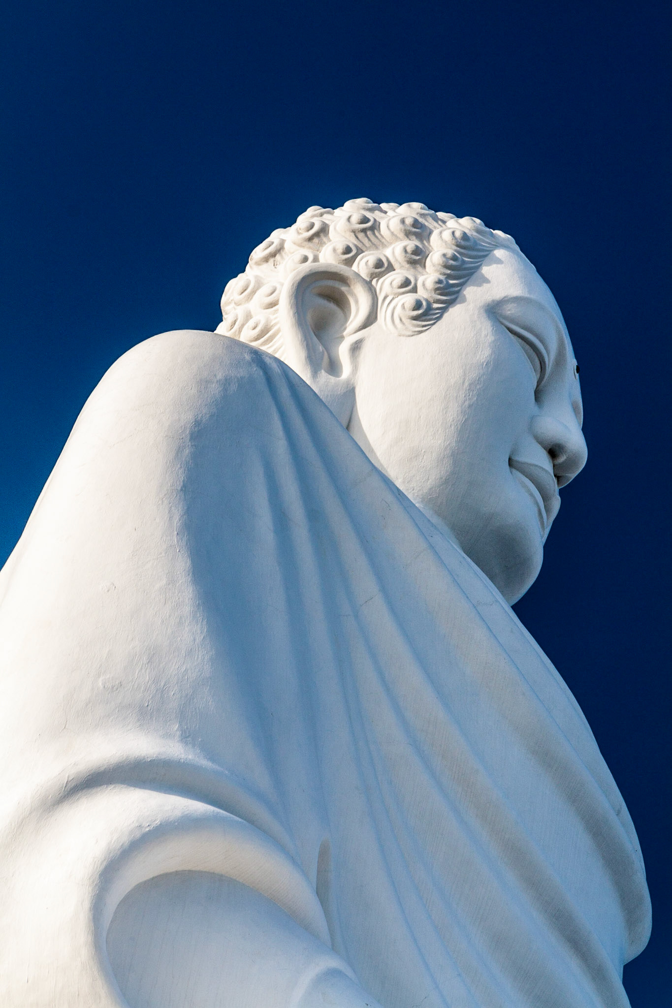 The Gautama Buddha statue at the Long Son Pagoda in Nha Trang, Vietnam
