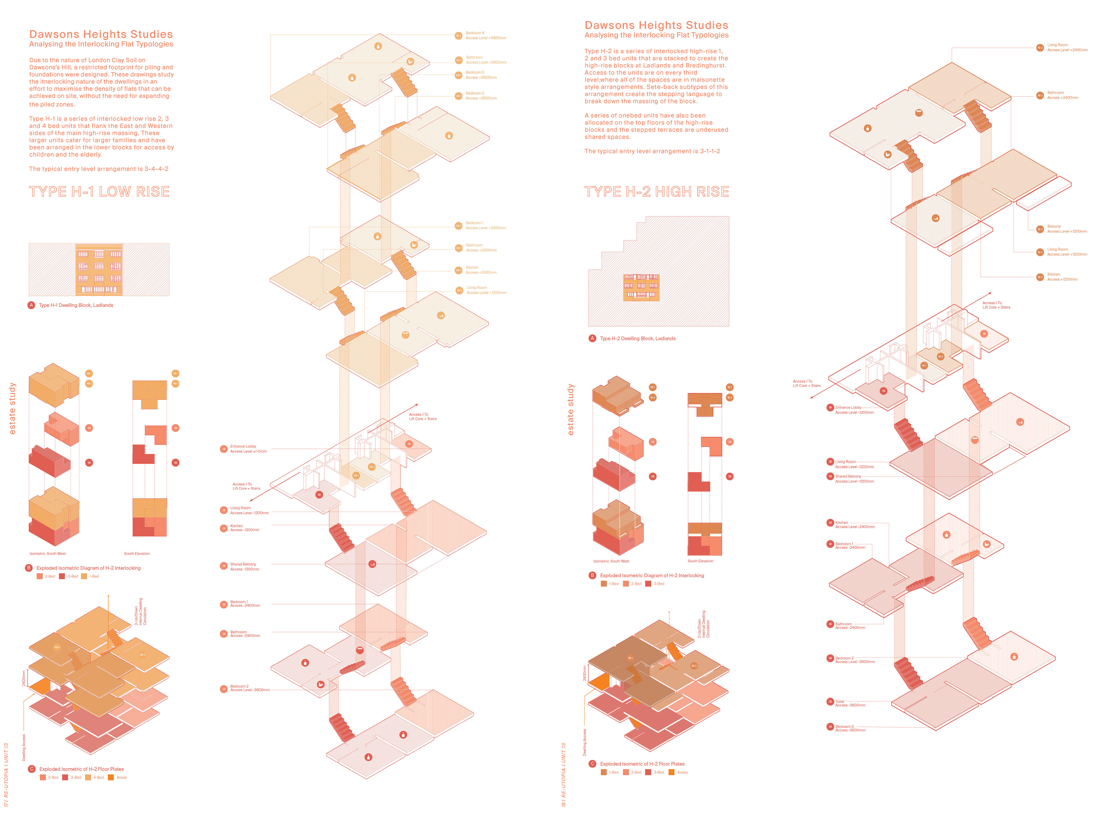 A Study into Variations Within the Interlocking Units at Dawson's Heights