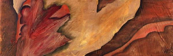 AUTUMN SPLENDOR, Oil on Canvas, 8"X24", $410.