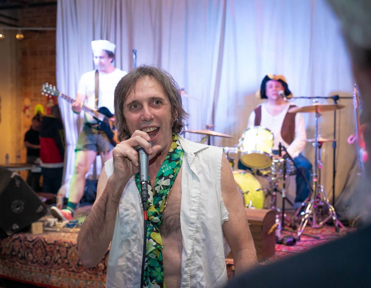 Jeff Smith The Swashbucklers band.