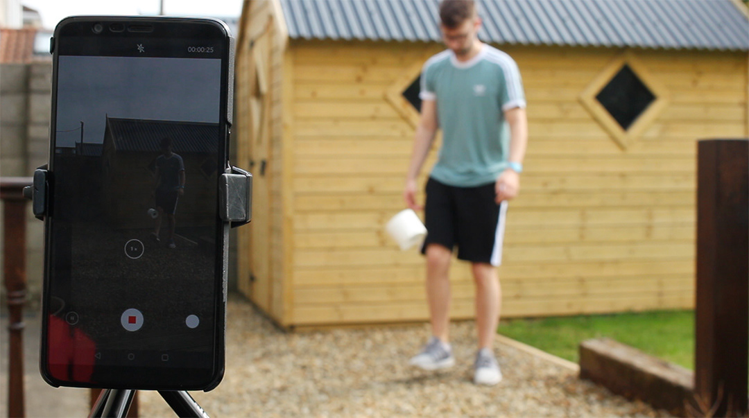 Recording a Video to share skills among friends