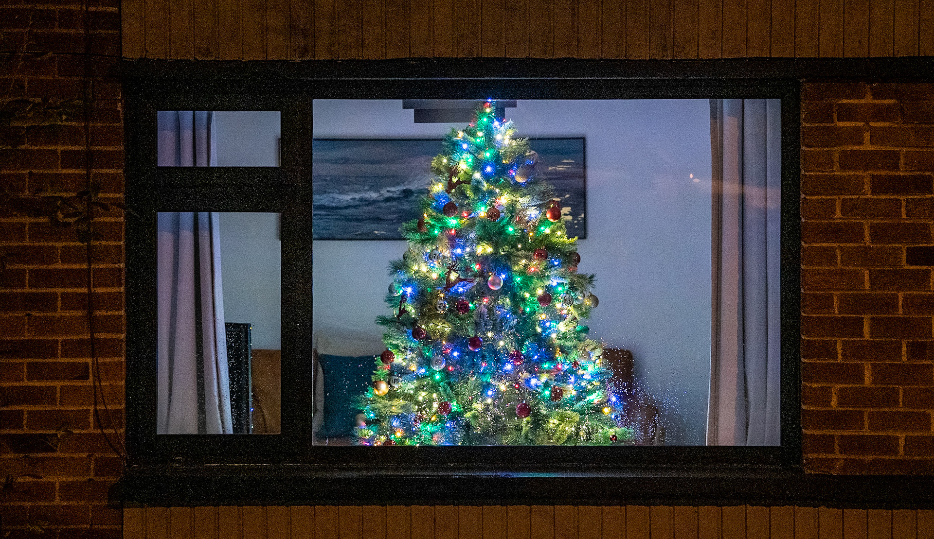 First Christmas tree in the street - not even December yet!!