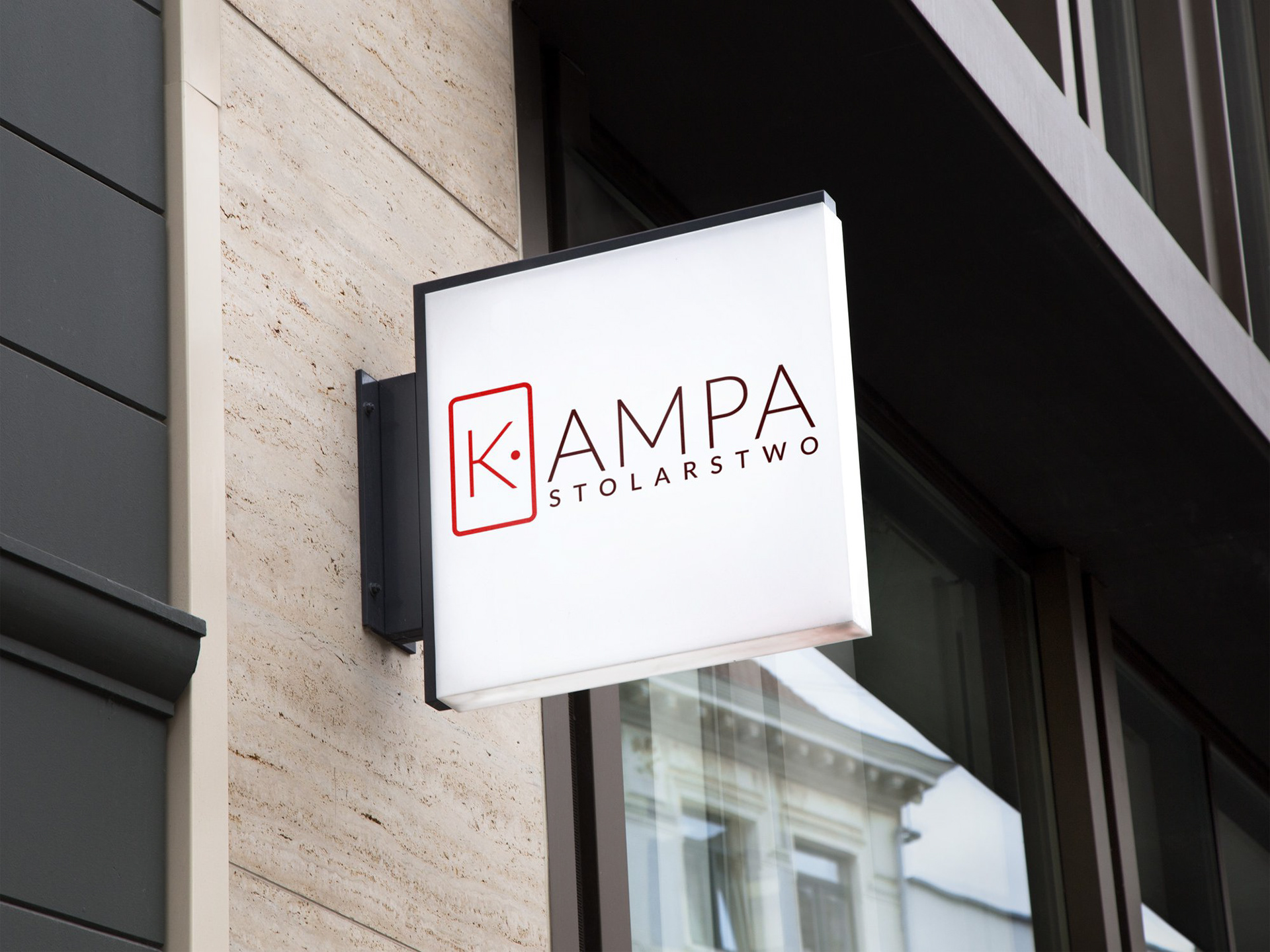 Logotyp zaprojektowany dla firmy Kampa