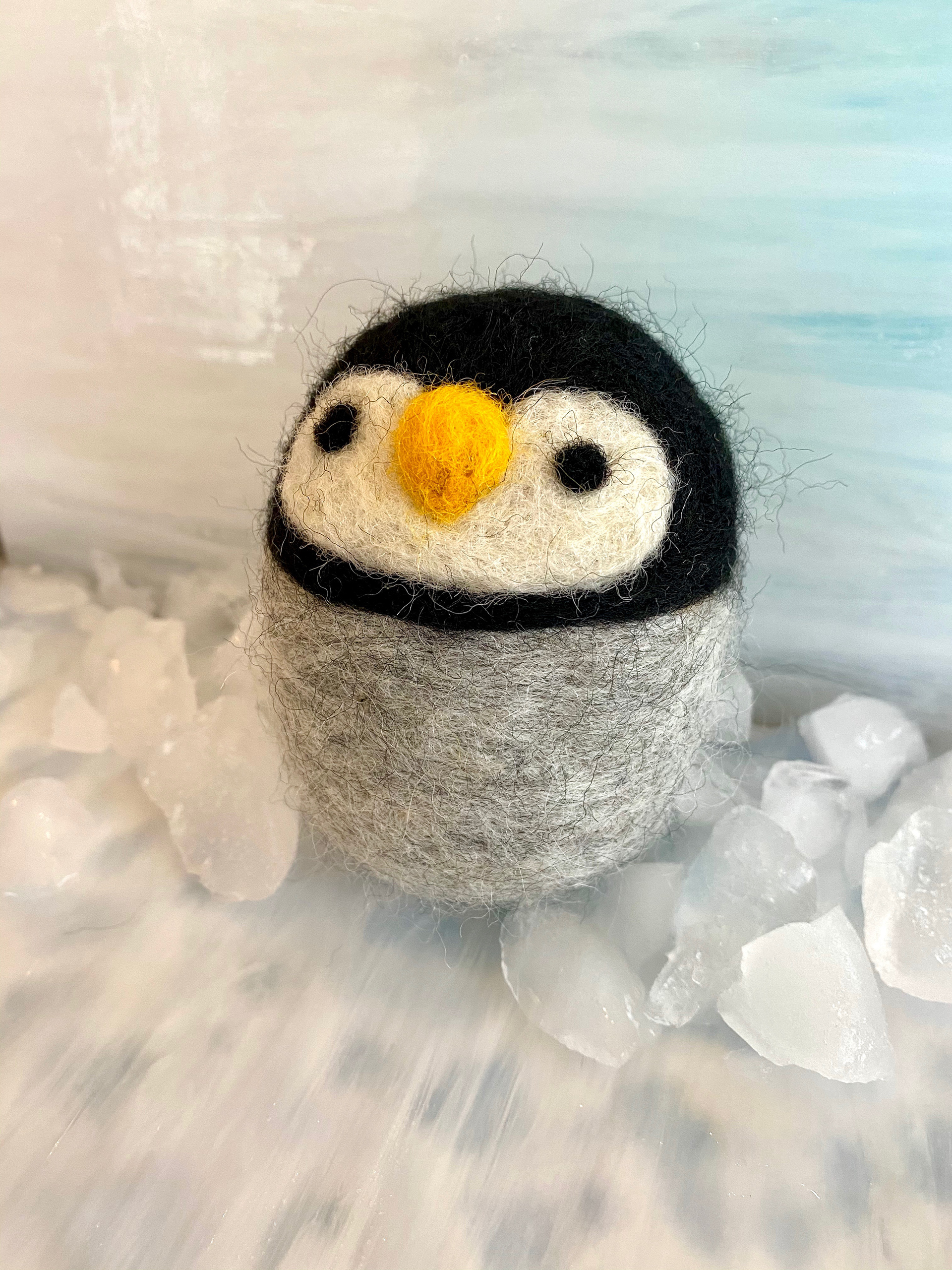 Felted penguin
