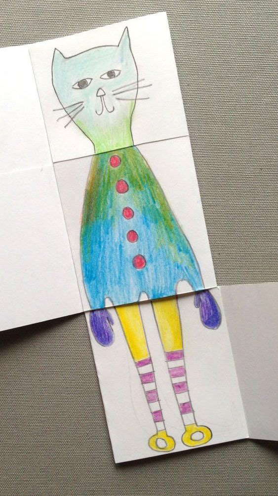 Character flip book