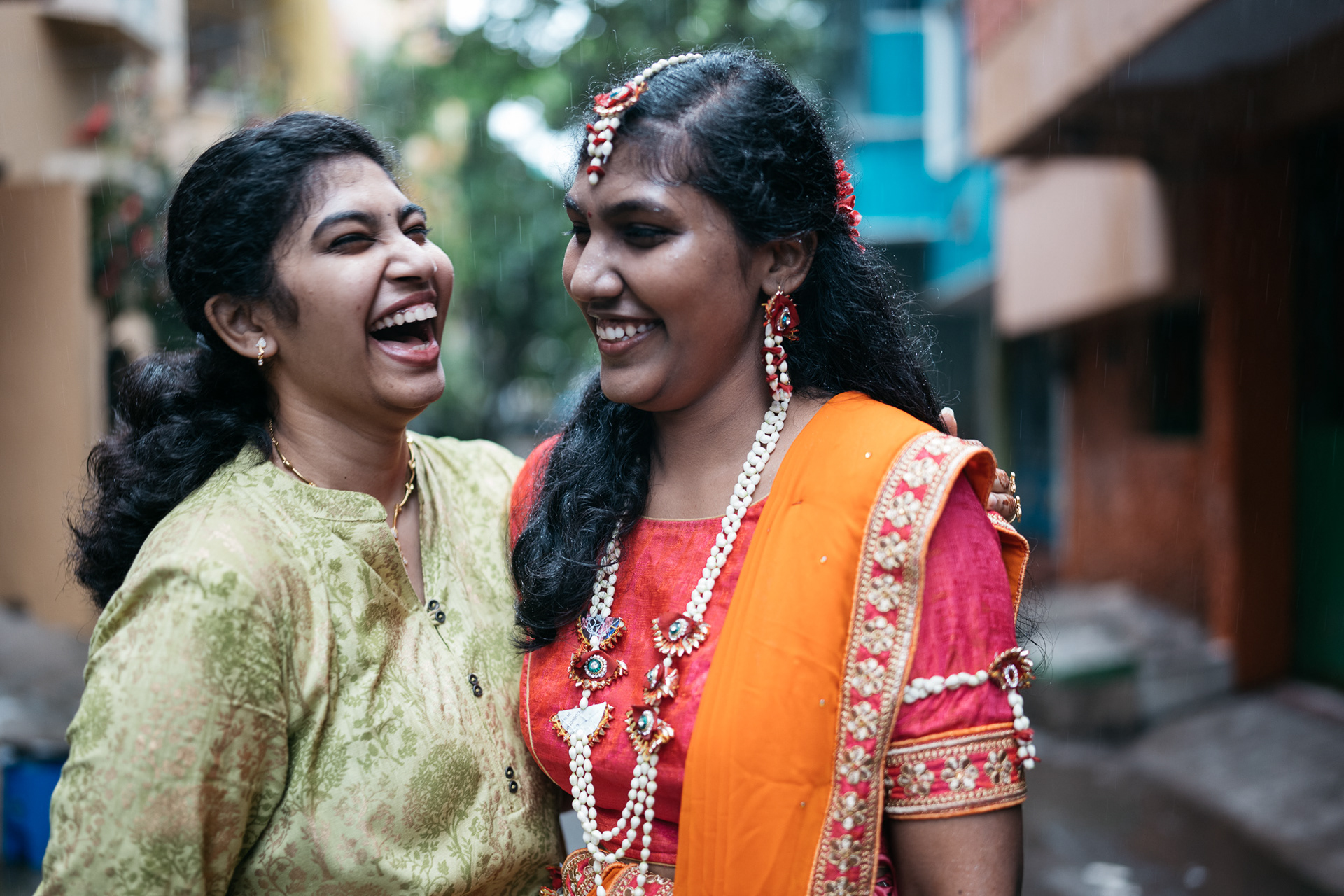 Bride & her sister