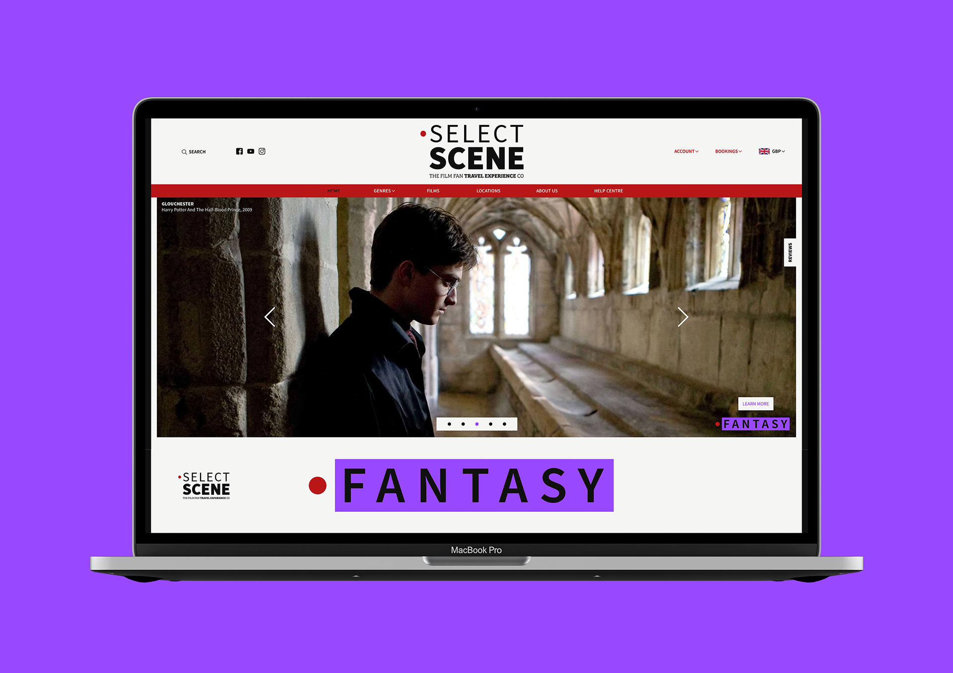 Homepage (Fantasy themed)