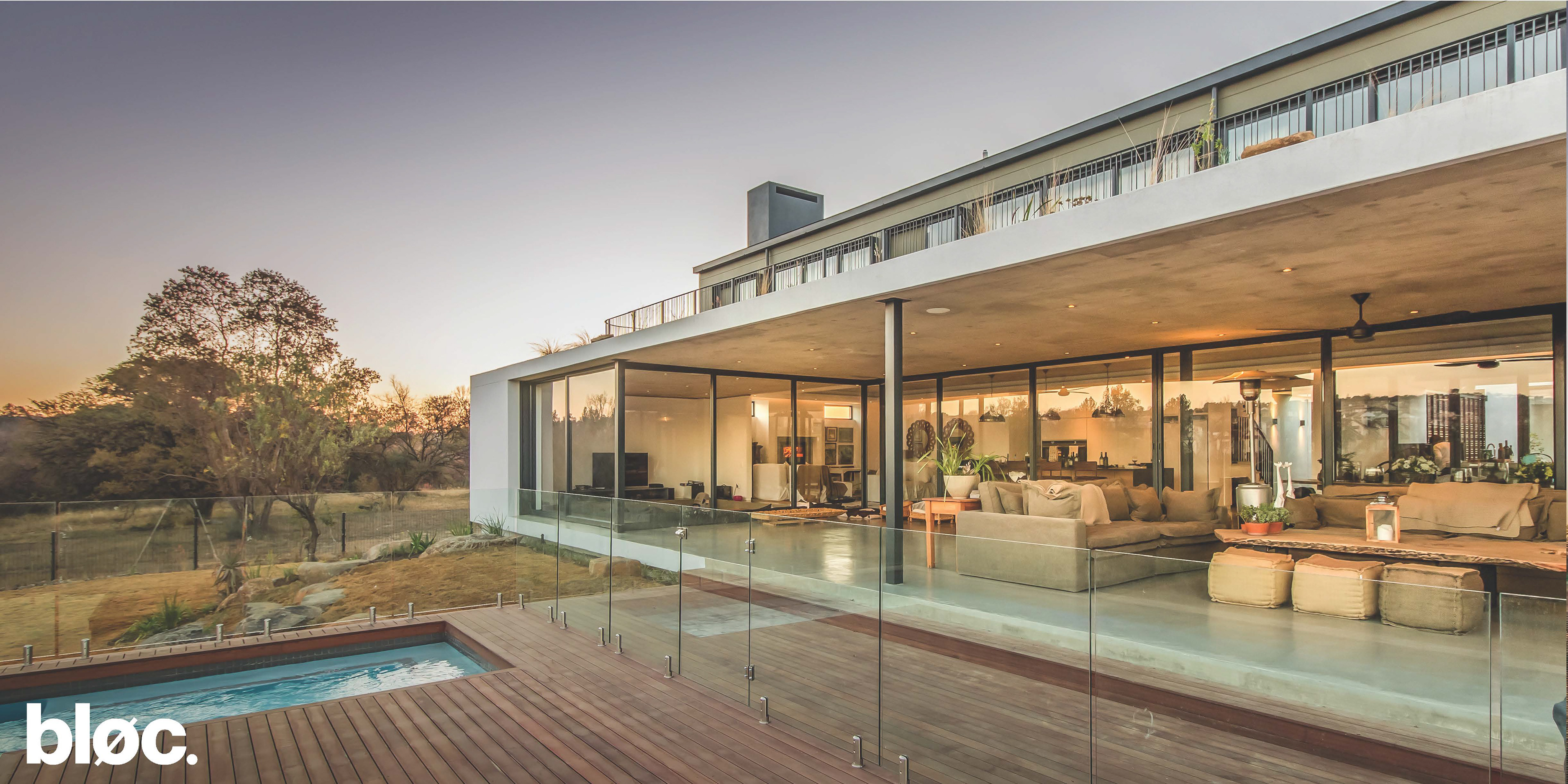 Modern double storey home with outdoor entertainment area & pool