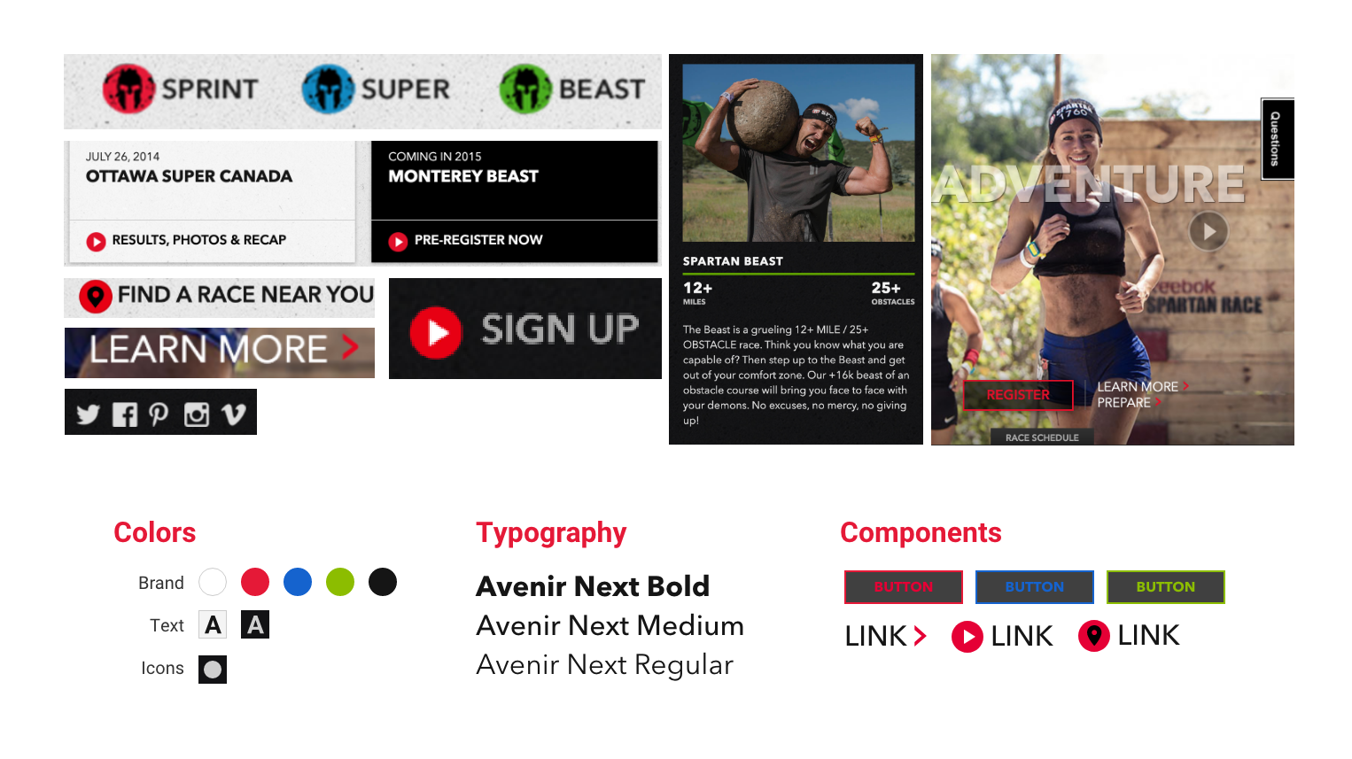 User interface audit of the website.