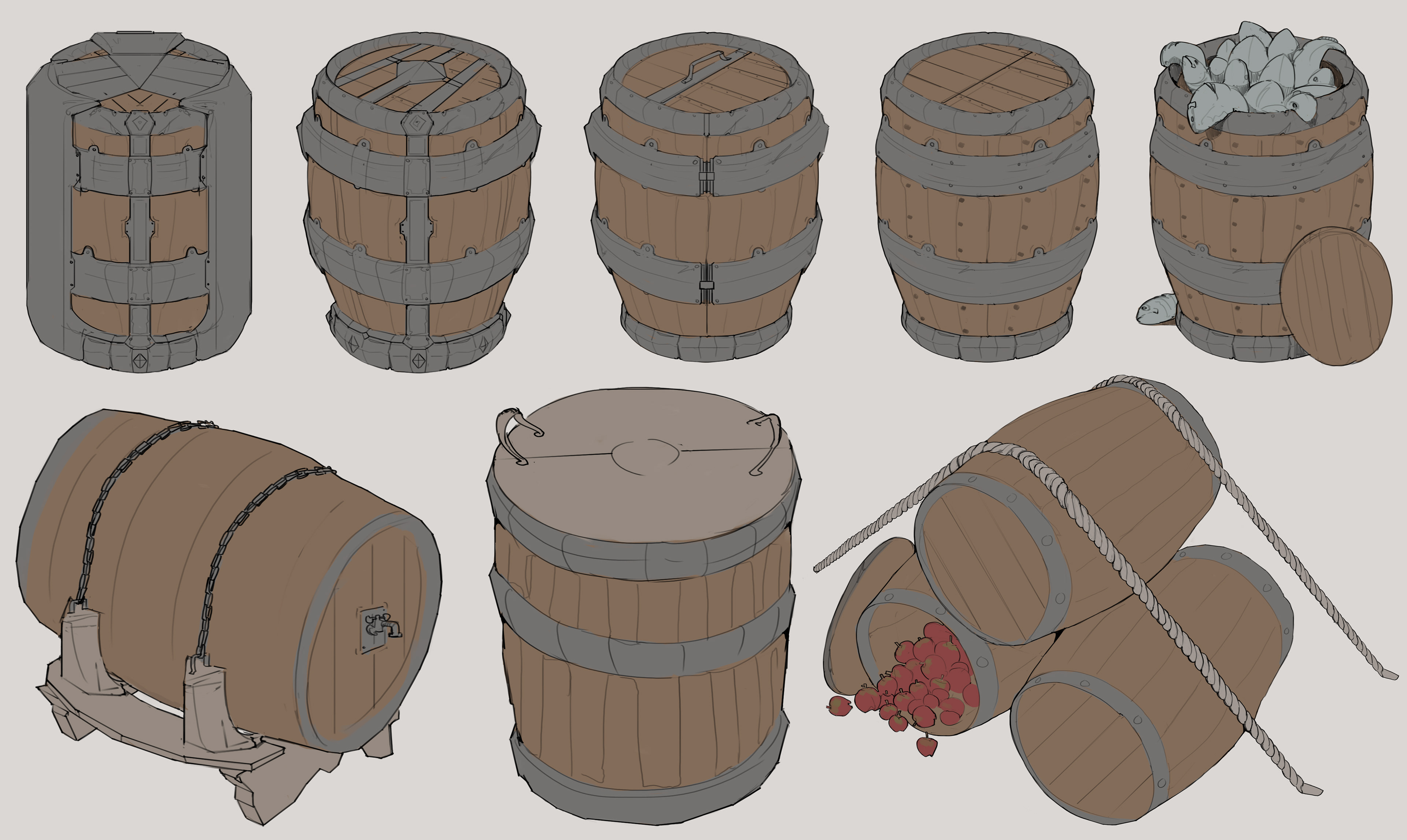 Barrel callouts