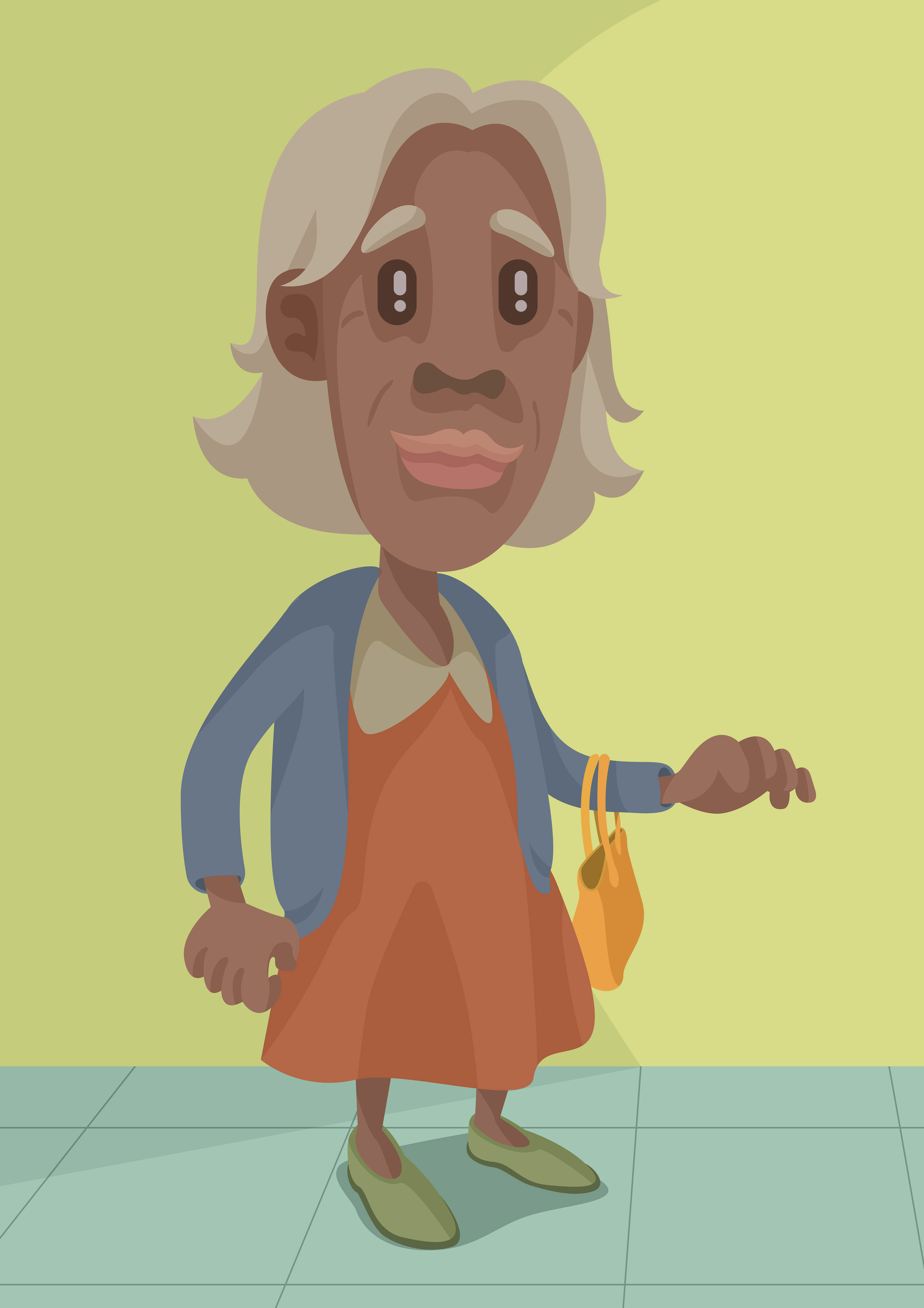 KDLIG - iStock Elderly Characters Vector Illustration