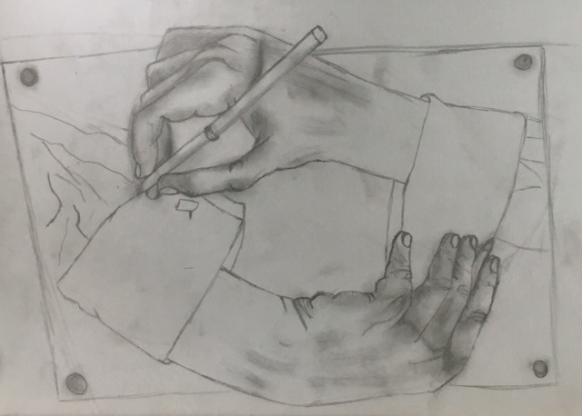 Laine Polmateer M C Escher Drawing Hands