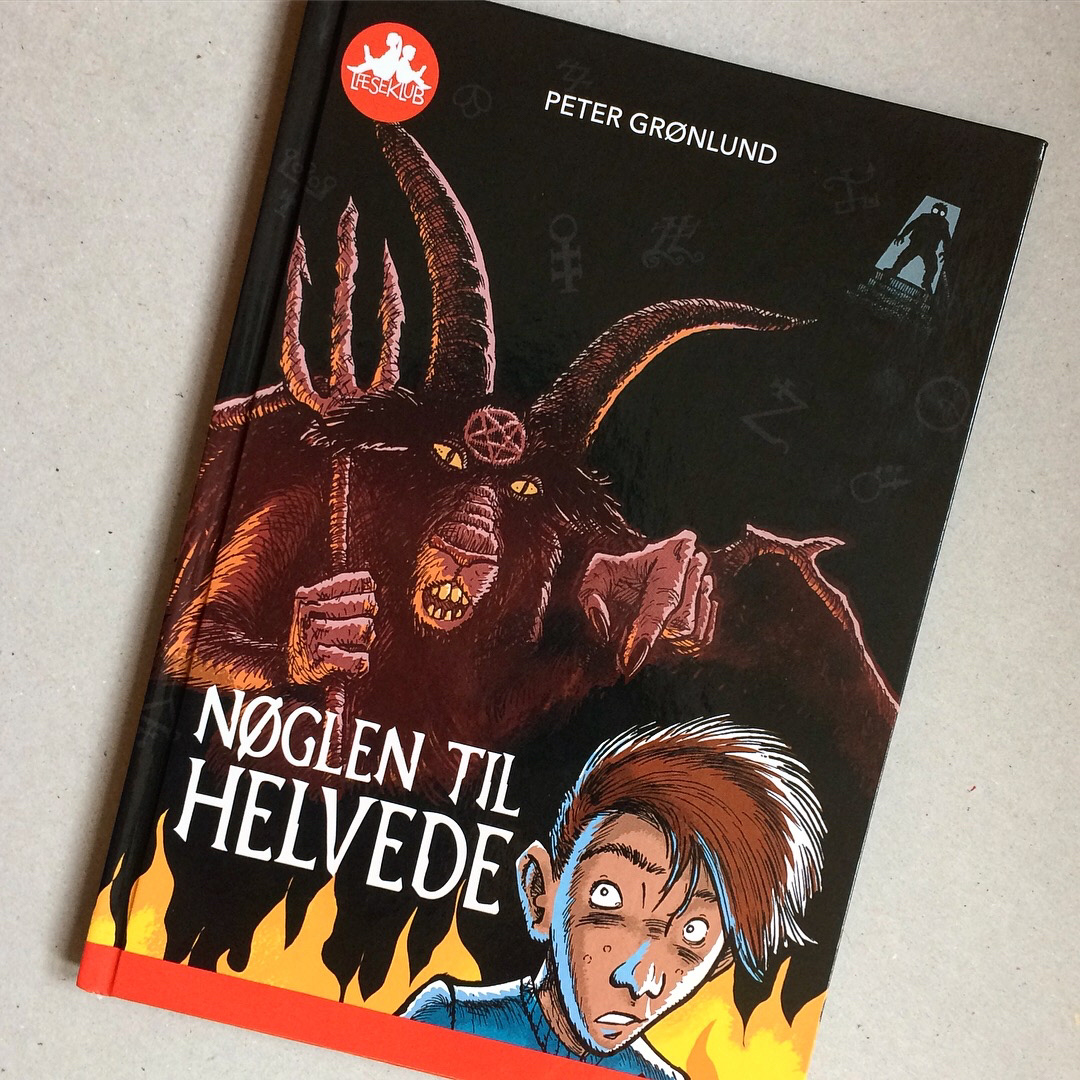 Nøglen til helvede, Peter Grønlund, illustration, pen, ink, tusch, bøger, tegning, Miwer
