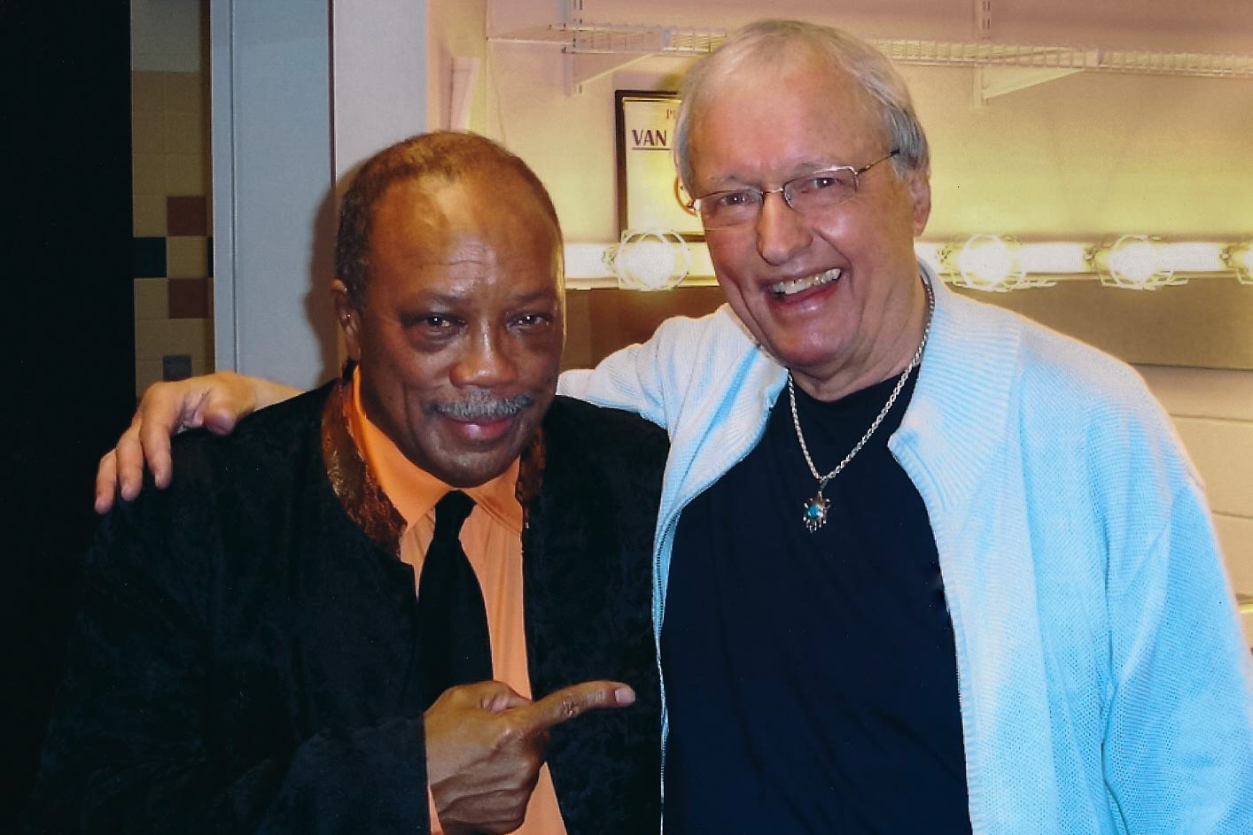 Quincy Jones and Kenny