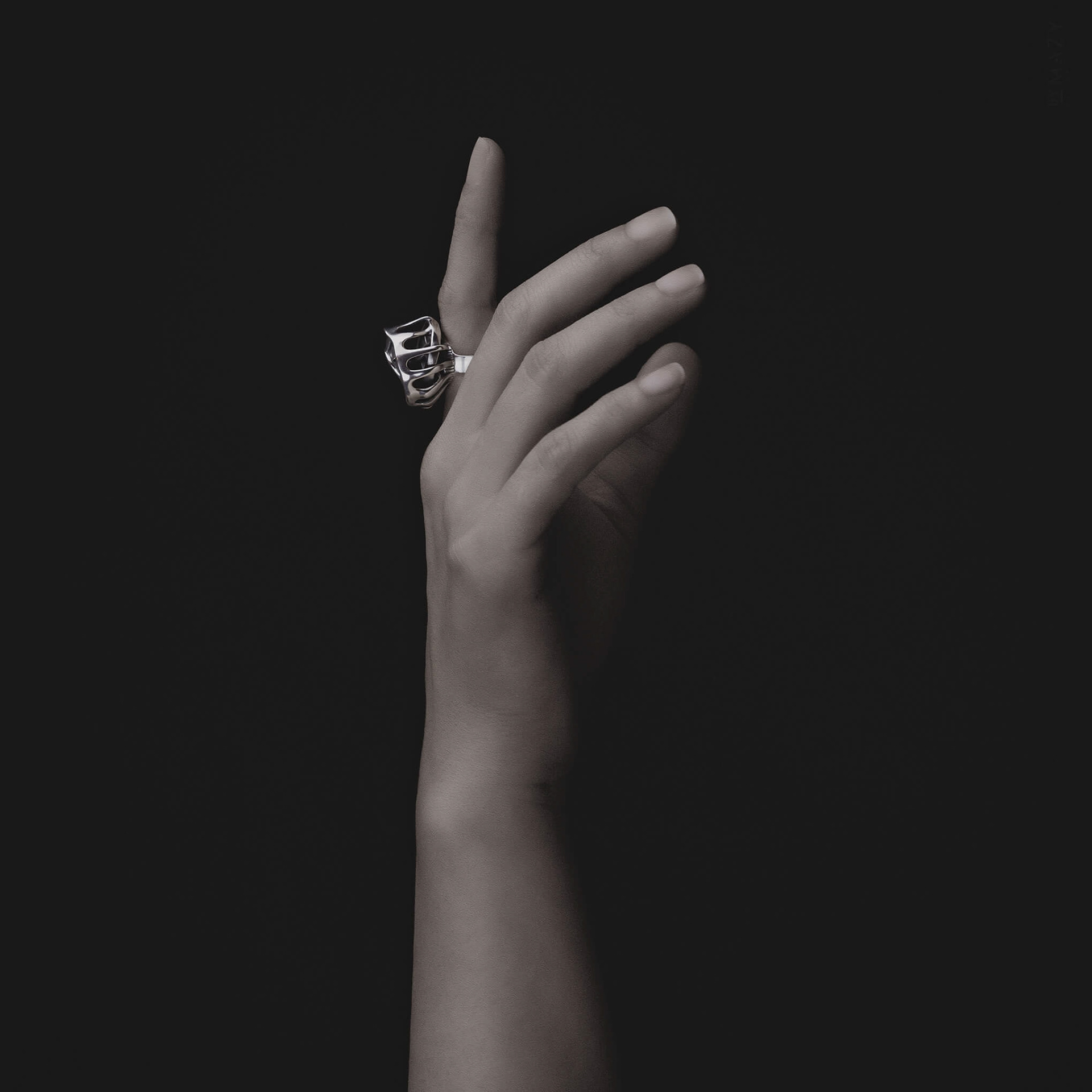 spiral ring, symbol ring, statement ring, chunky ring, big ring, infinity ring, stair ring