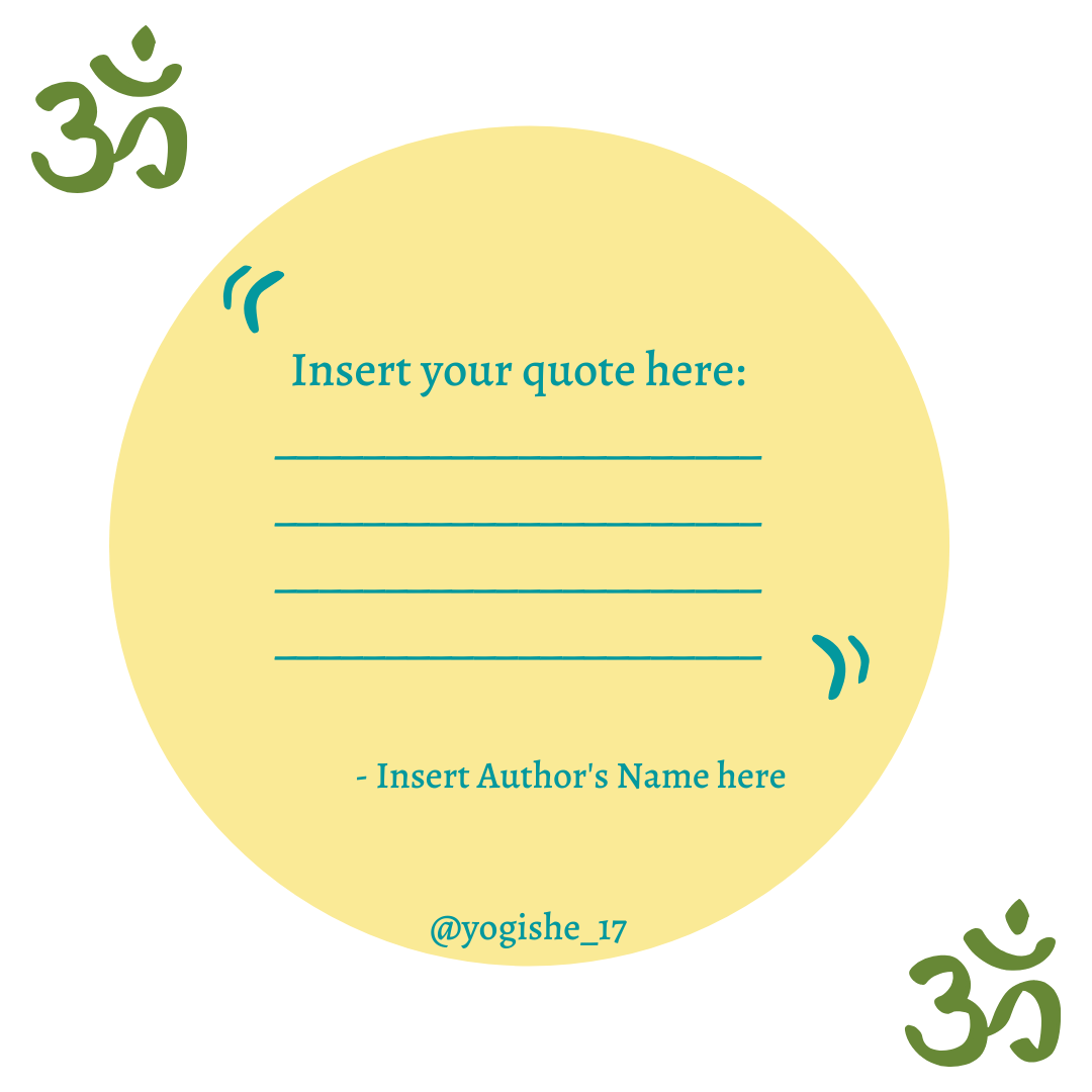 Inner Peace Template