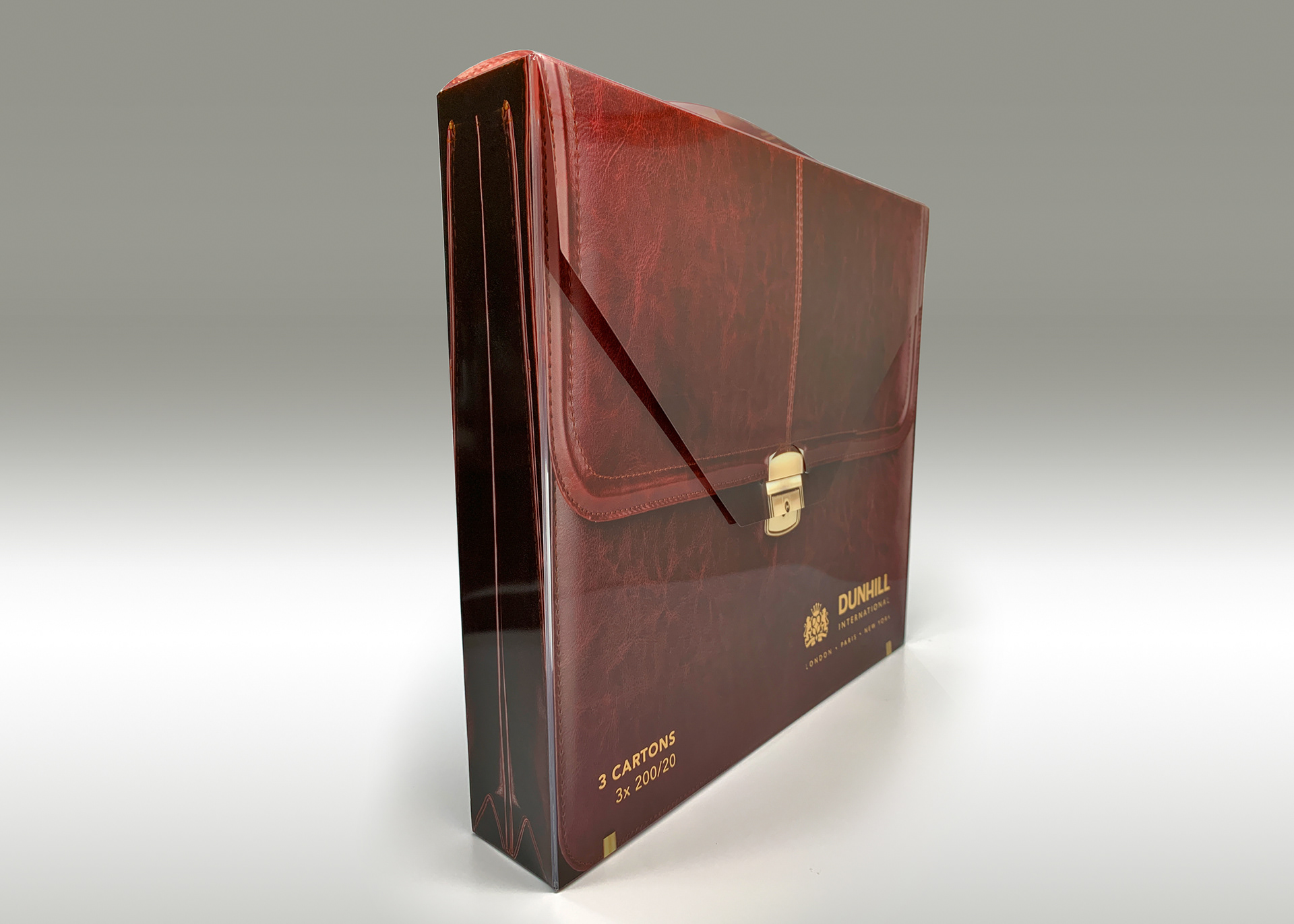 BAT Dunhill Leather Briefcase Carton