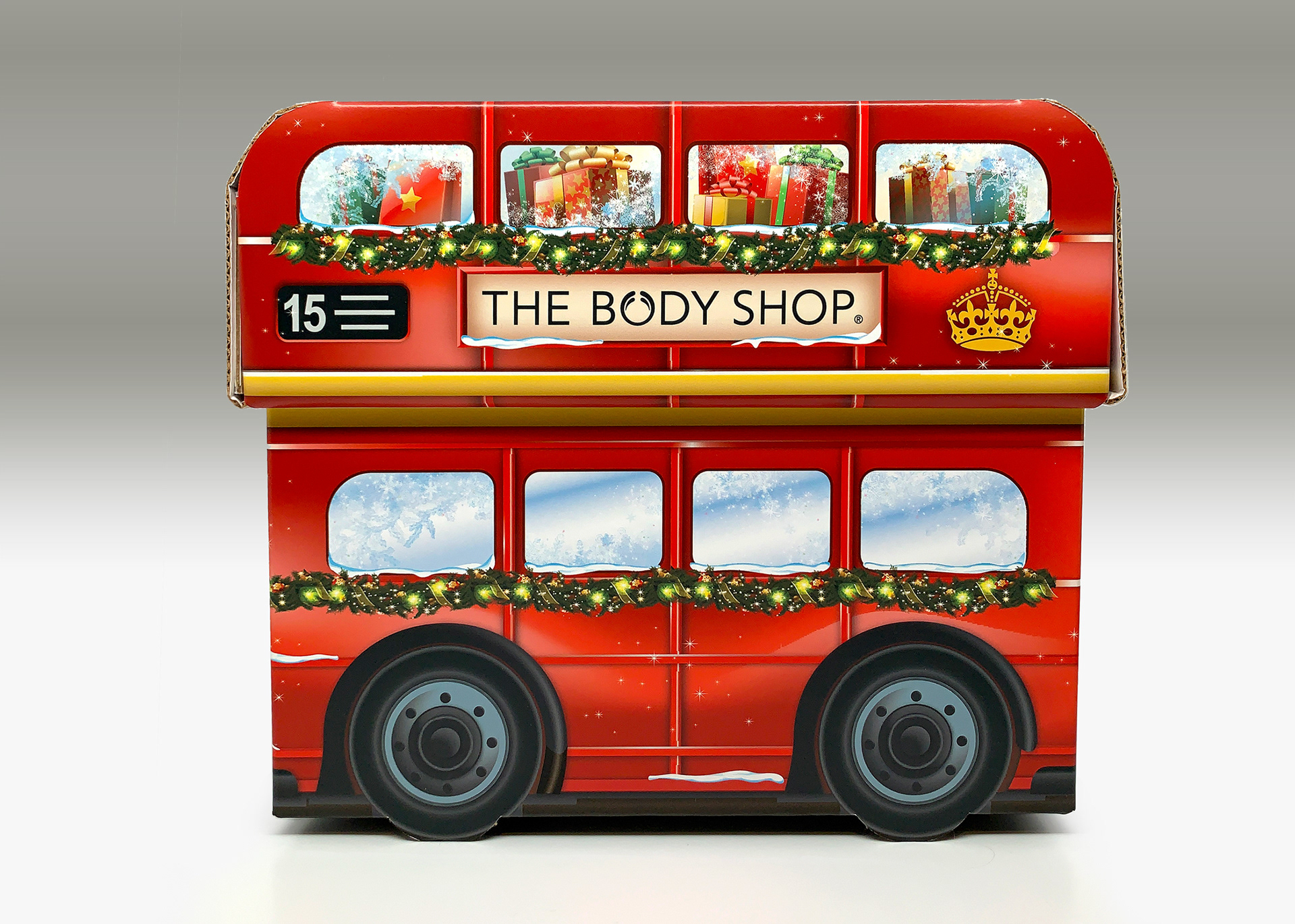 The Body Shop London Bus Set Box
