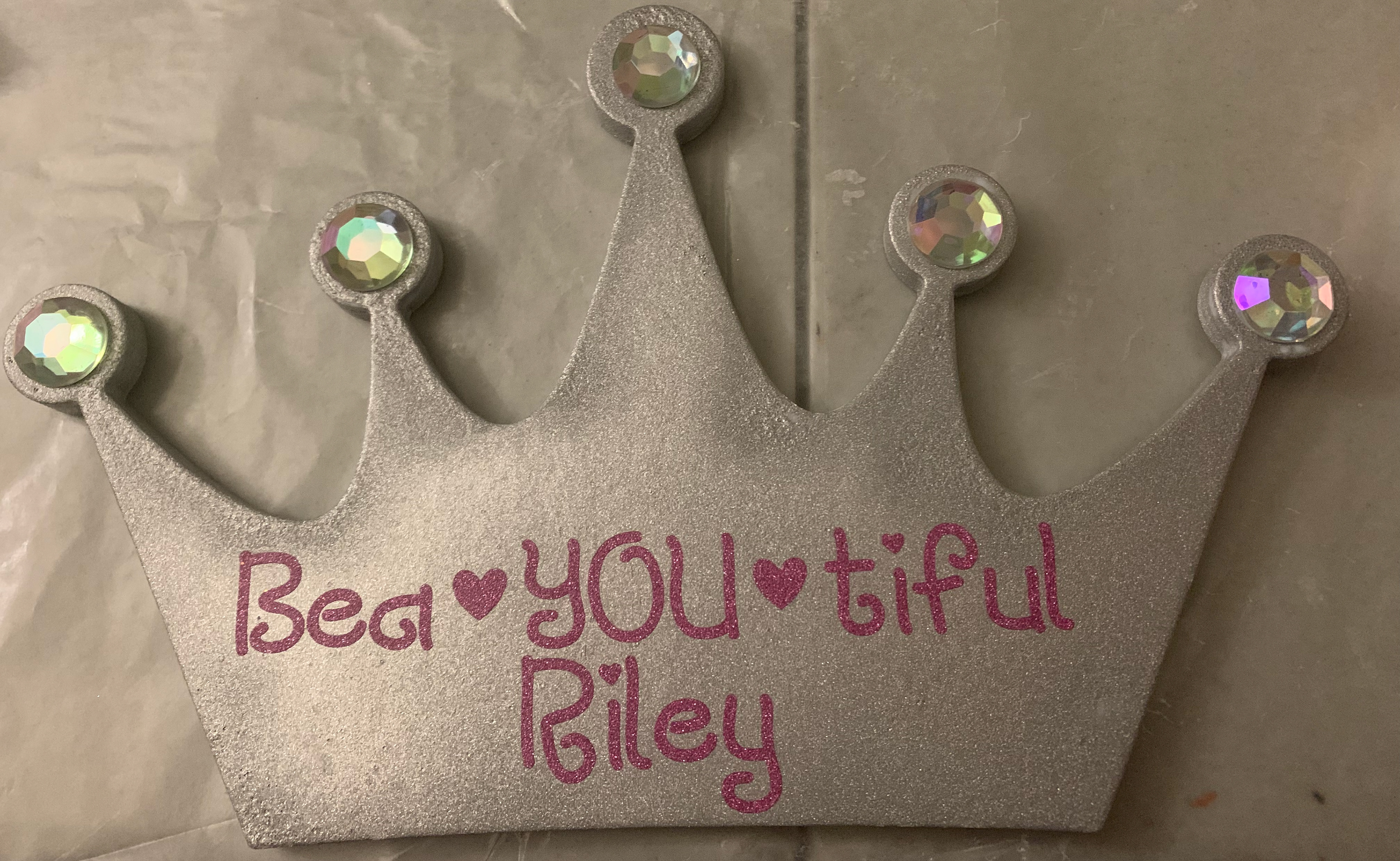 This crown is a lovely reminder to any girl that not only is she beautiful but she also is the daughter of a king!