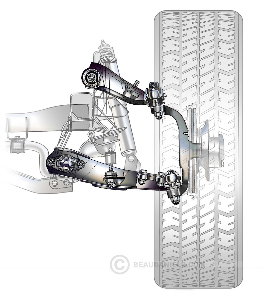 Honda Passport suspension.