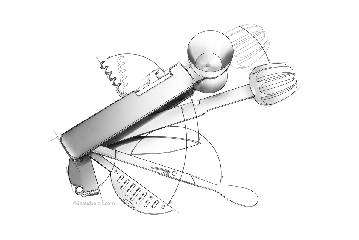 Restoration Hardware, Bar tool.