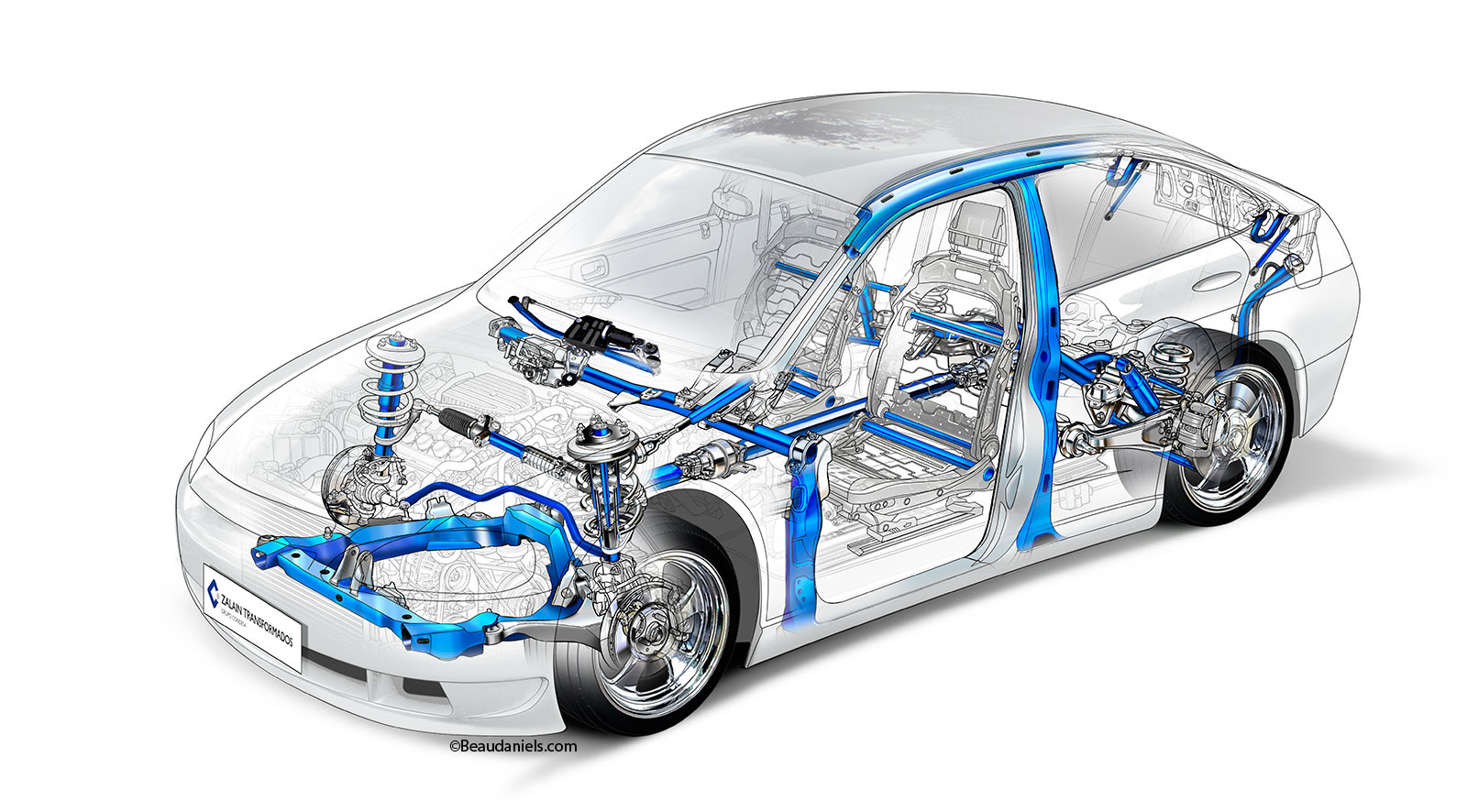 Color keyed illustration