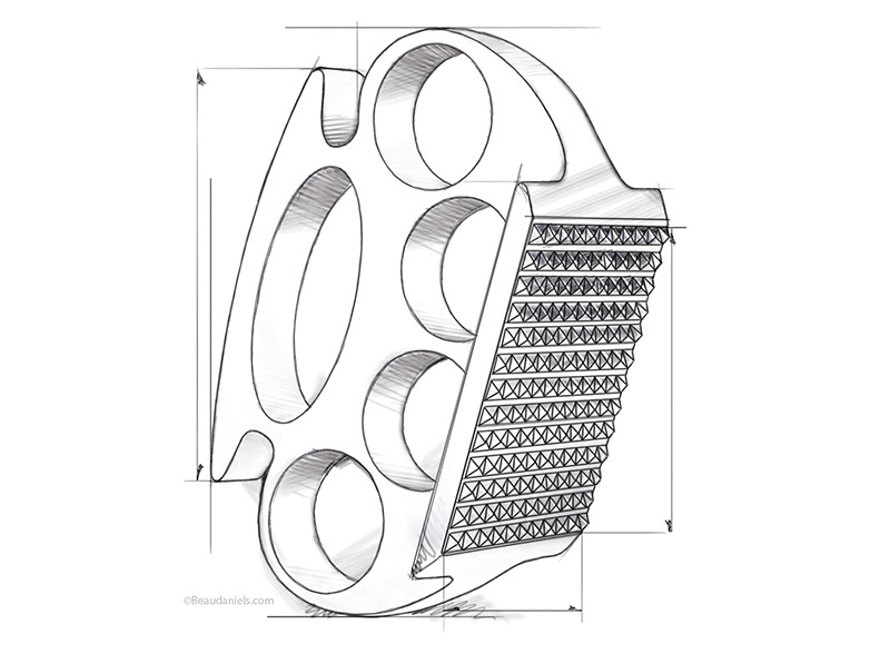 Restoration Hardware, Meat Knuckles, meat tenderizer. Brass Knuckles Meat Tenderizer