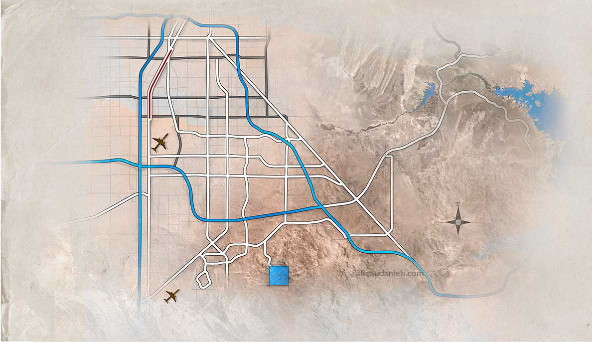 Overview map of the Ascaya development map