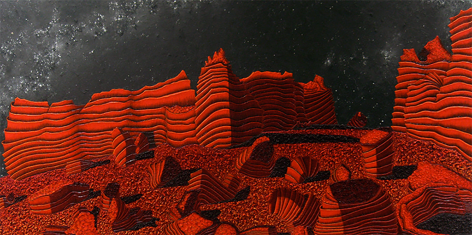 Hackberry  H30"xW60"  Oil on Canvas