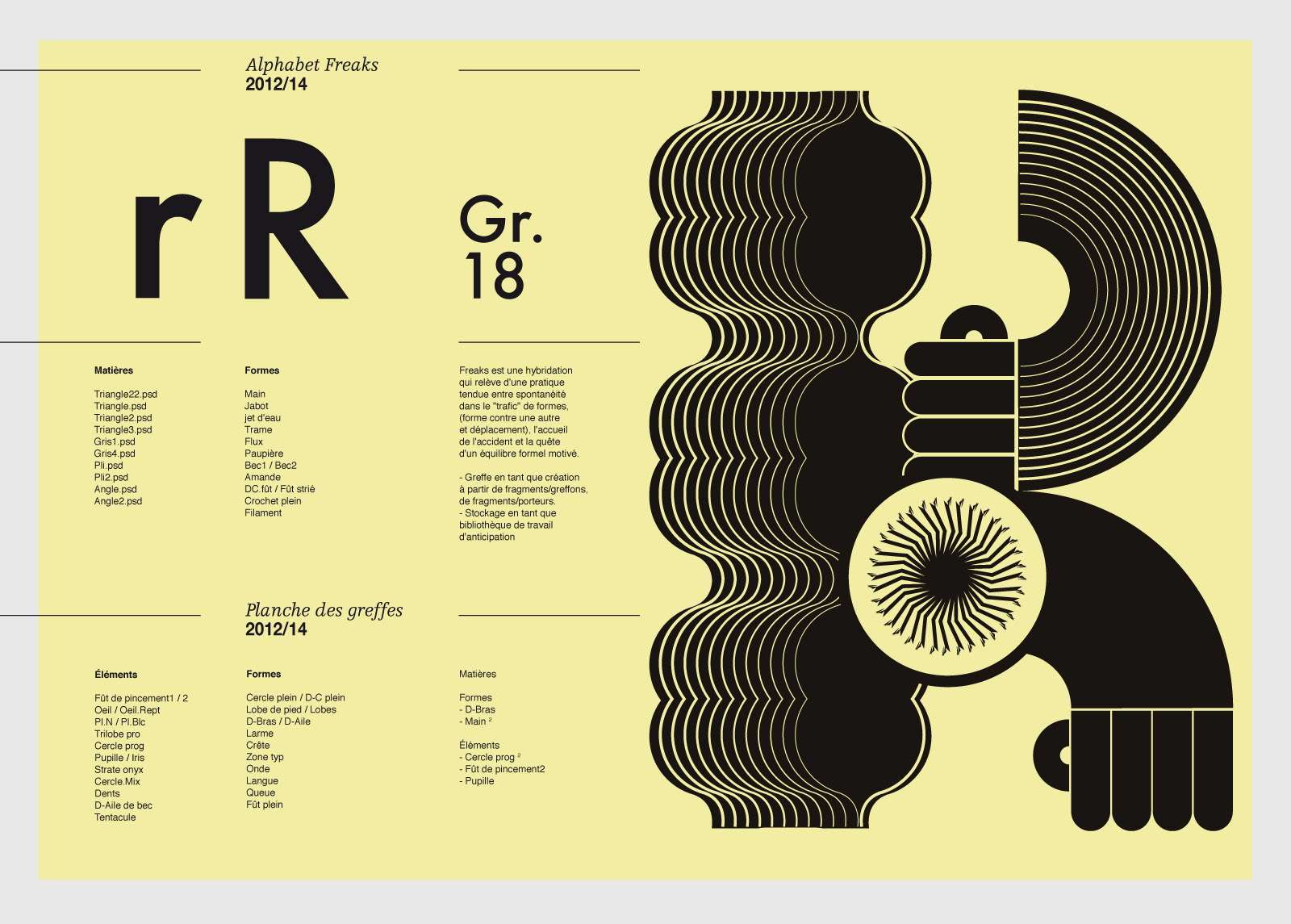 A creation signed by two graphic designers