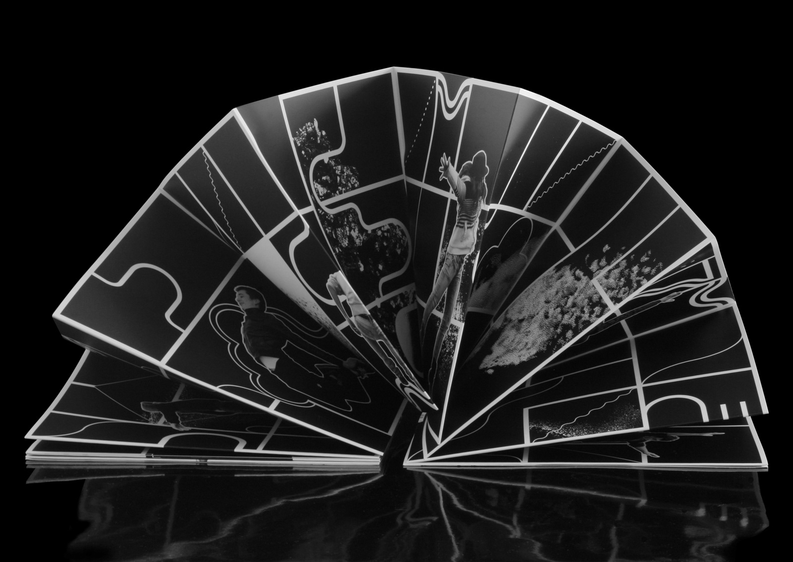 Artistic project and graphic design for an art catalog