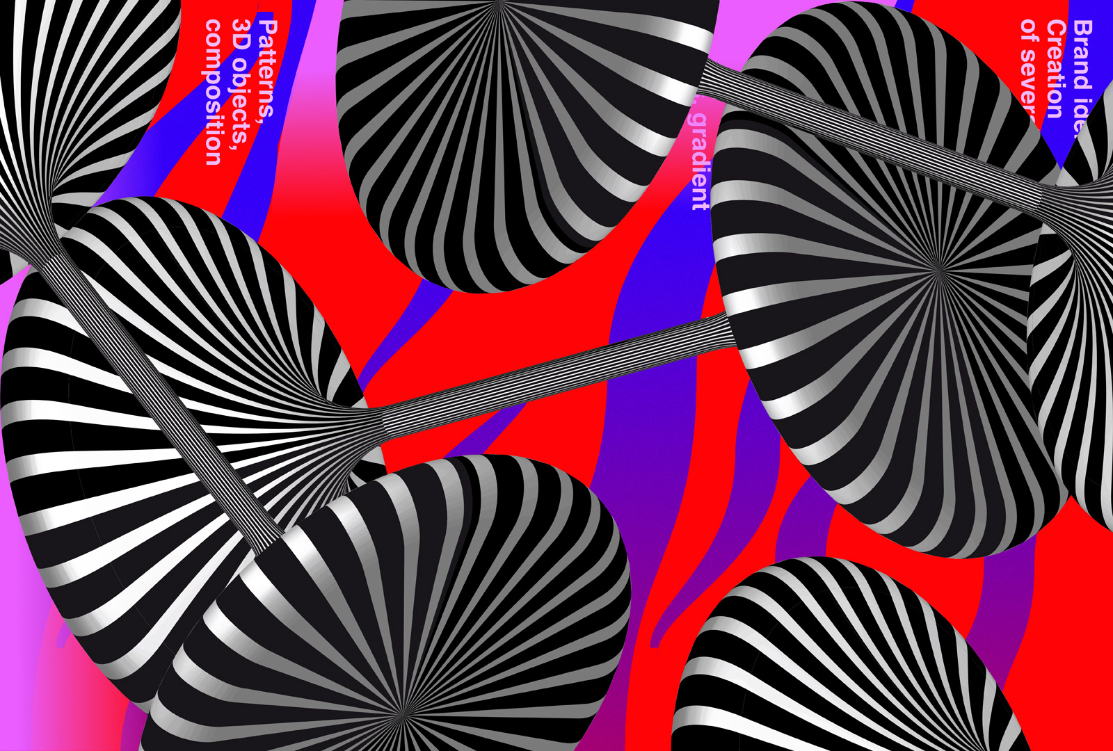 Visual art for a fashion brand