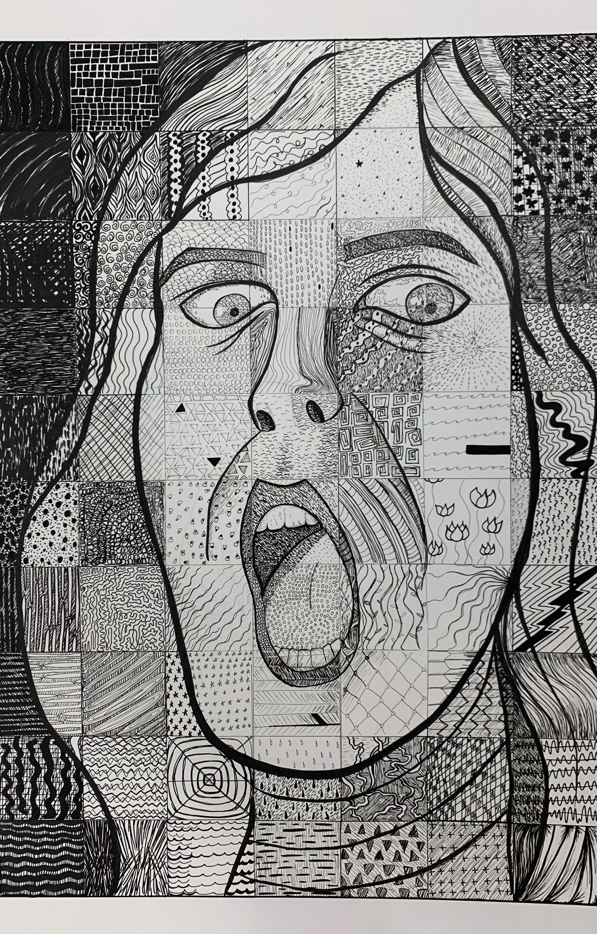 Ink / Drawing I / freshman year fall 2019