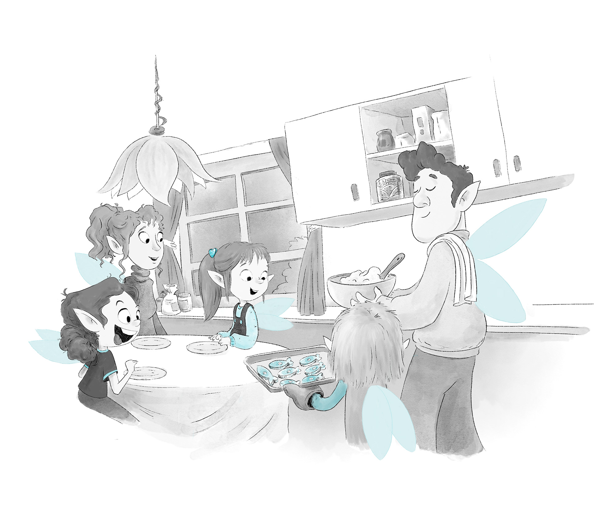 illustration from The Friendship Fairies