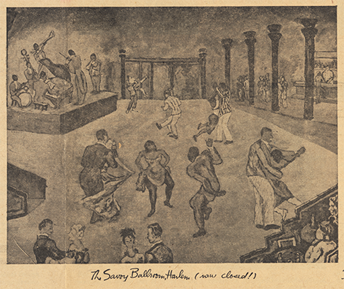 Beauford's painting of The Savoy
