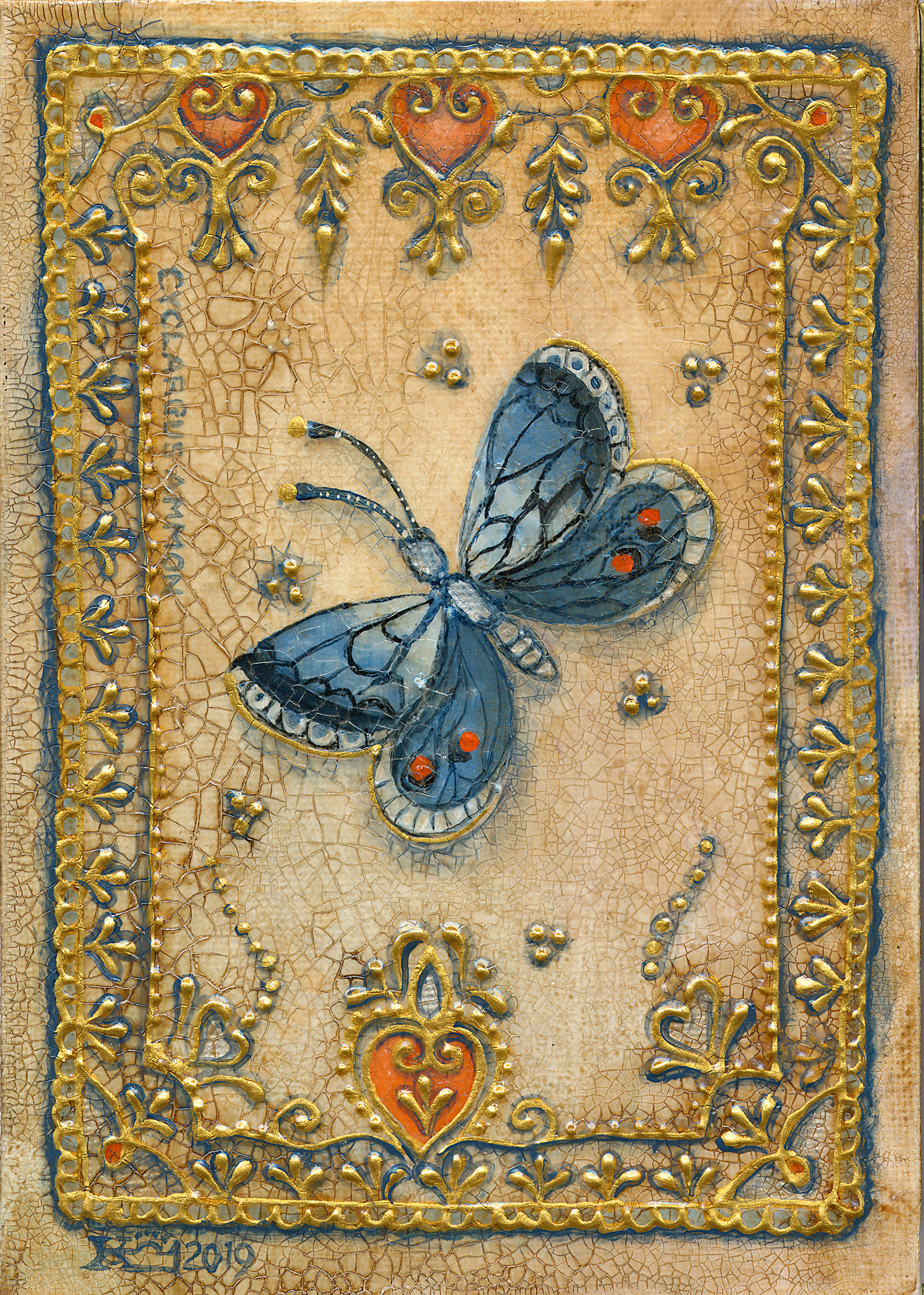 Nickerbean Blue Butterfly