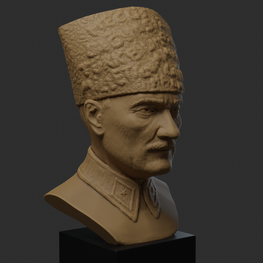 Soner ÖZDEMİR ,Ulu Önder , 3D Modelleme , 2021
