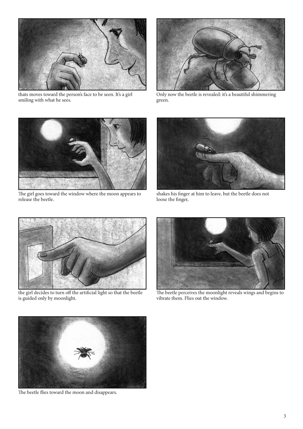 Storyboard minha lua última página