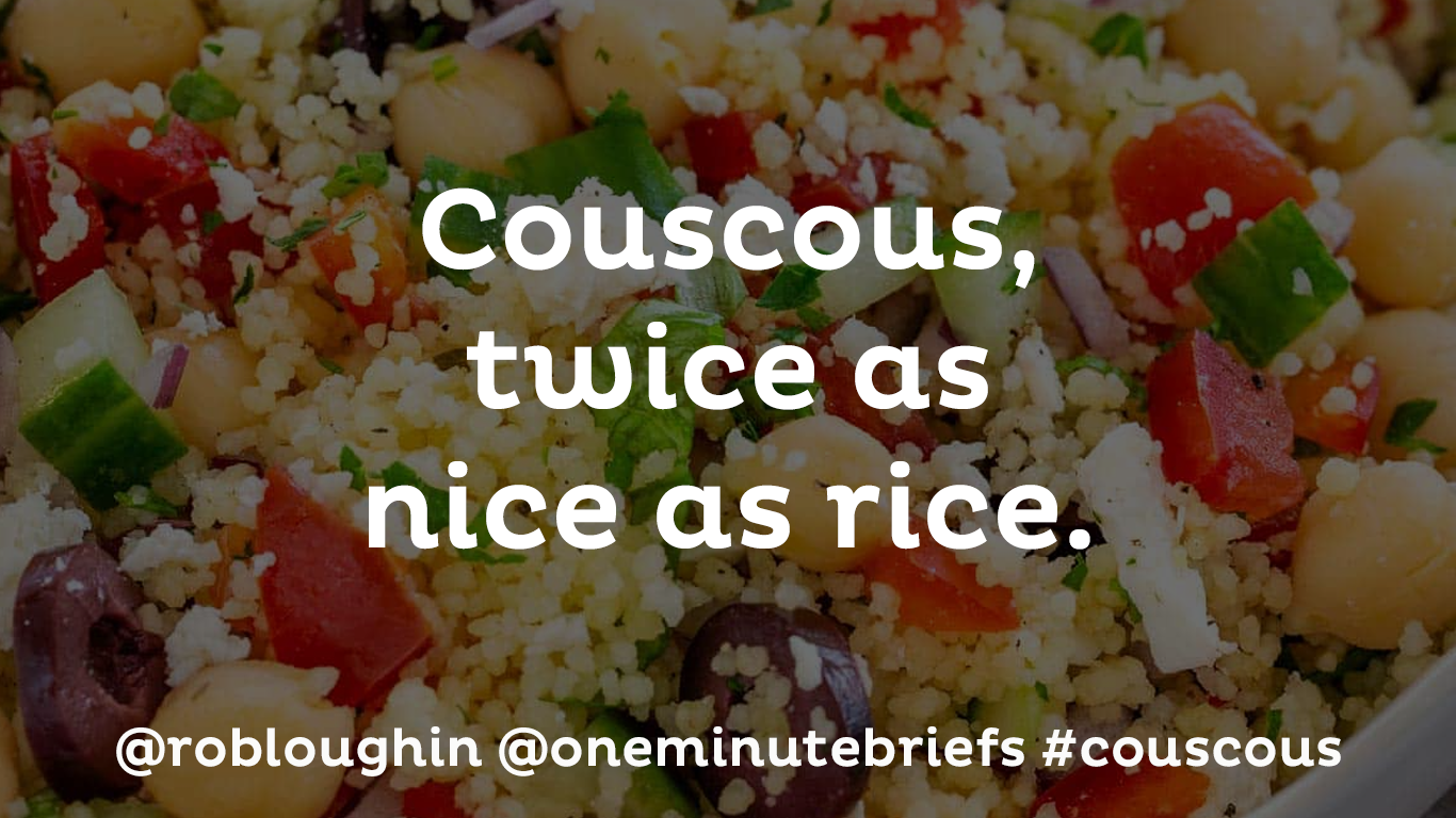#COUSCOUS