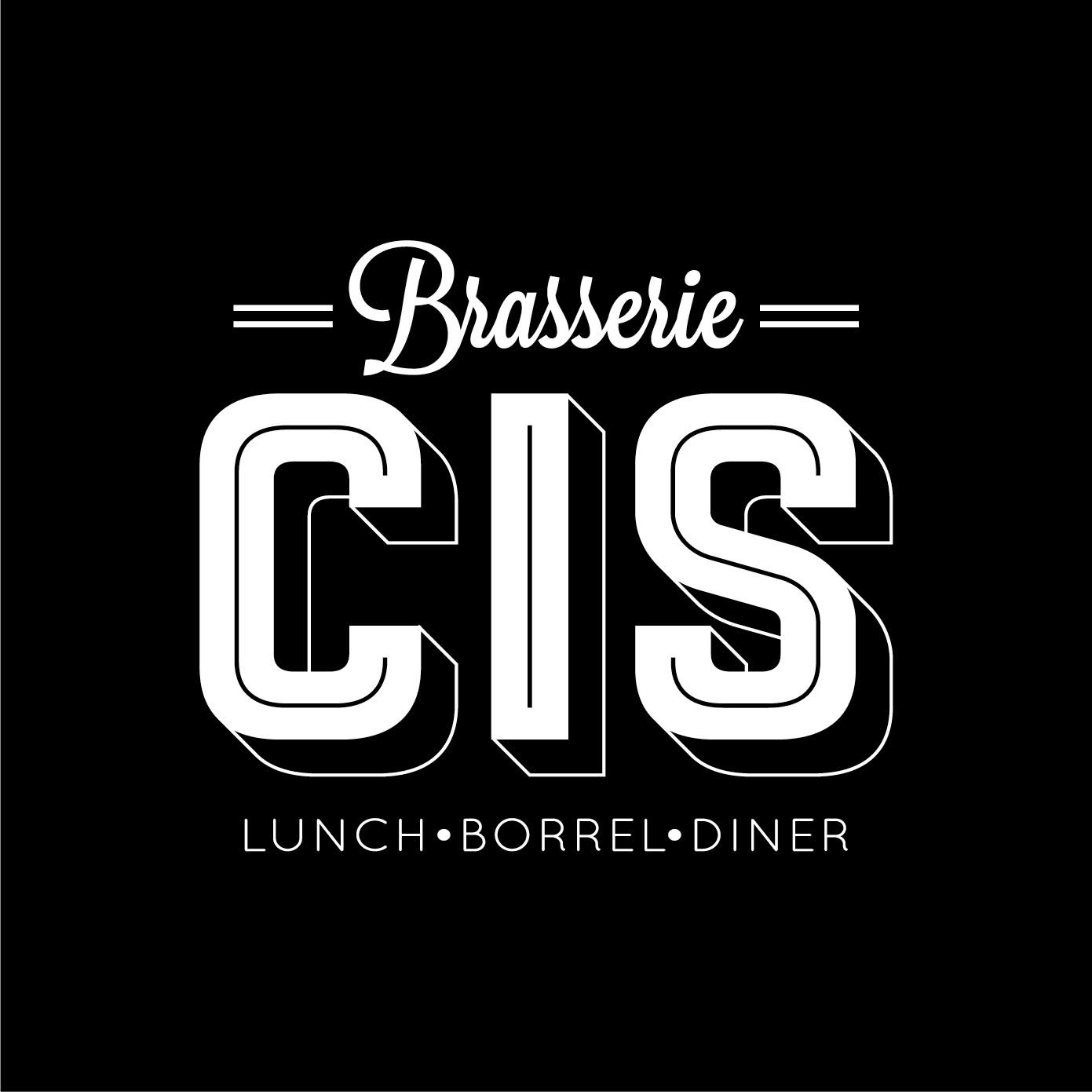 Brasserie CIS logo ontwerp