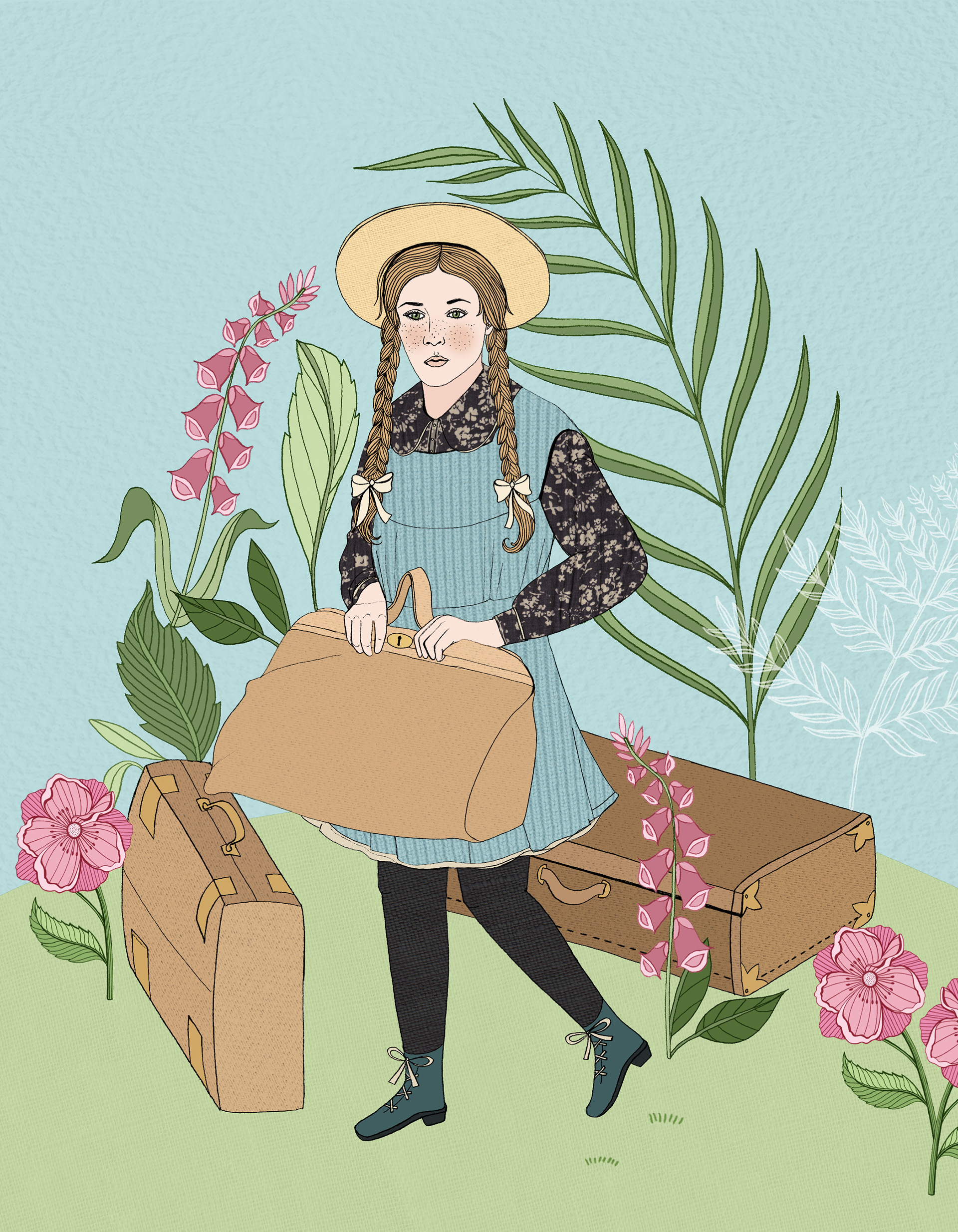 Lindsey Spinks Anne of Green Gables, Interior book art