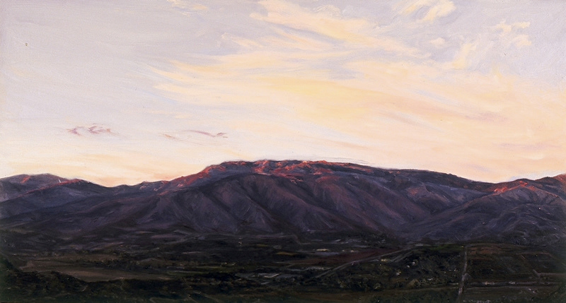 August 2001, oil on canvas, 18in x 33in