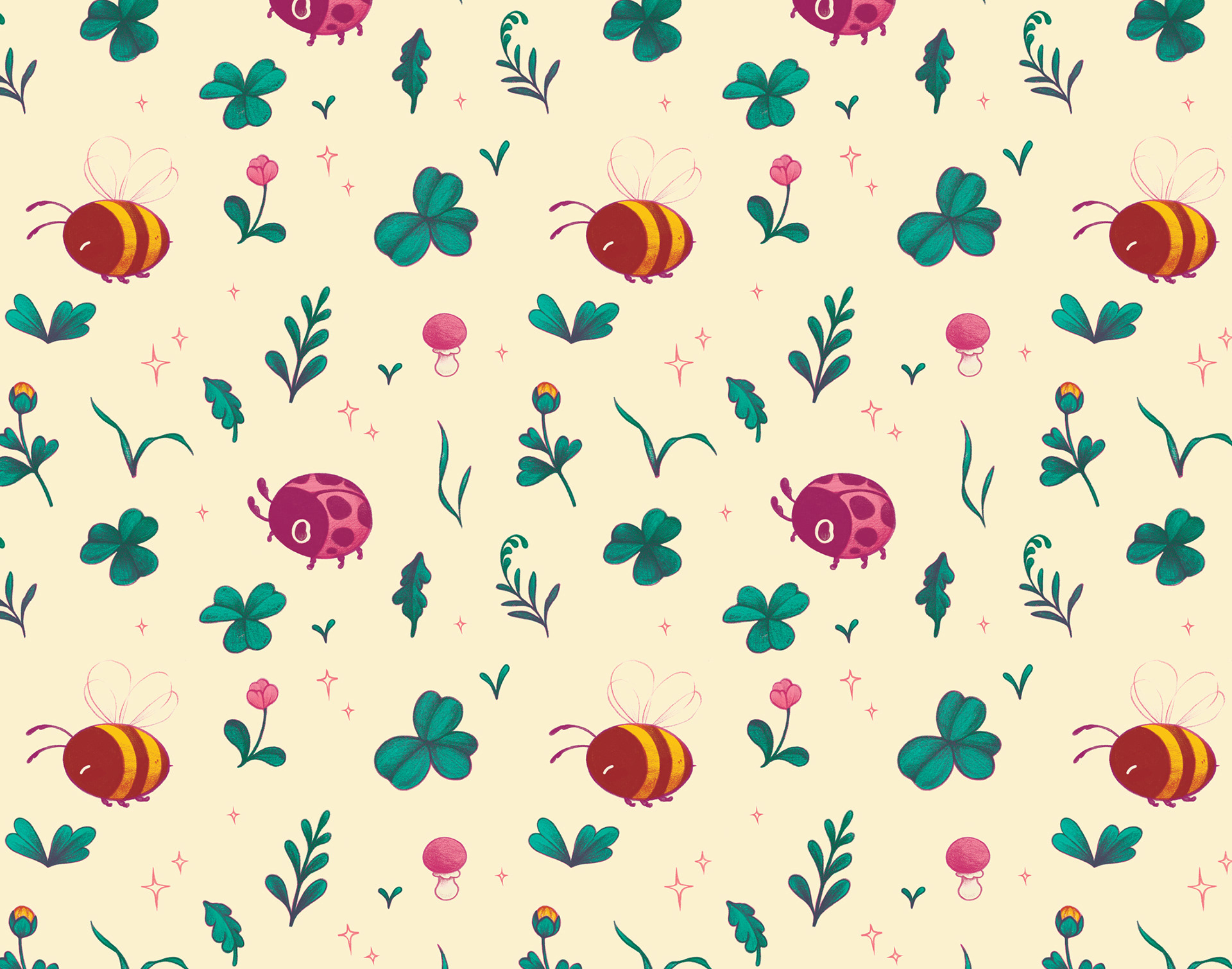 Pattern inspired by spring