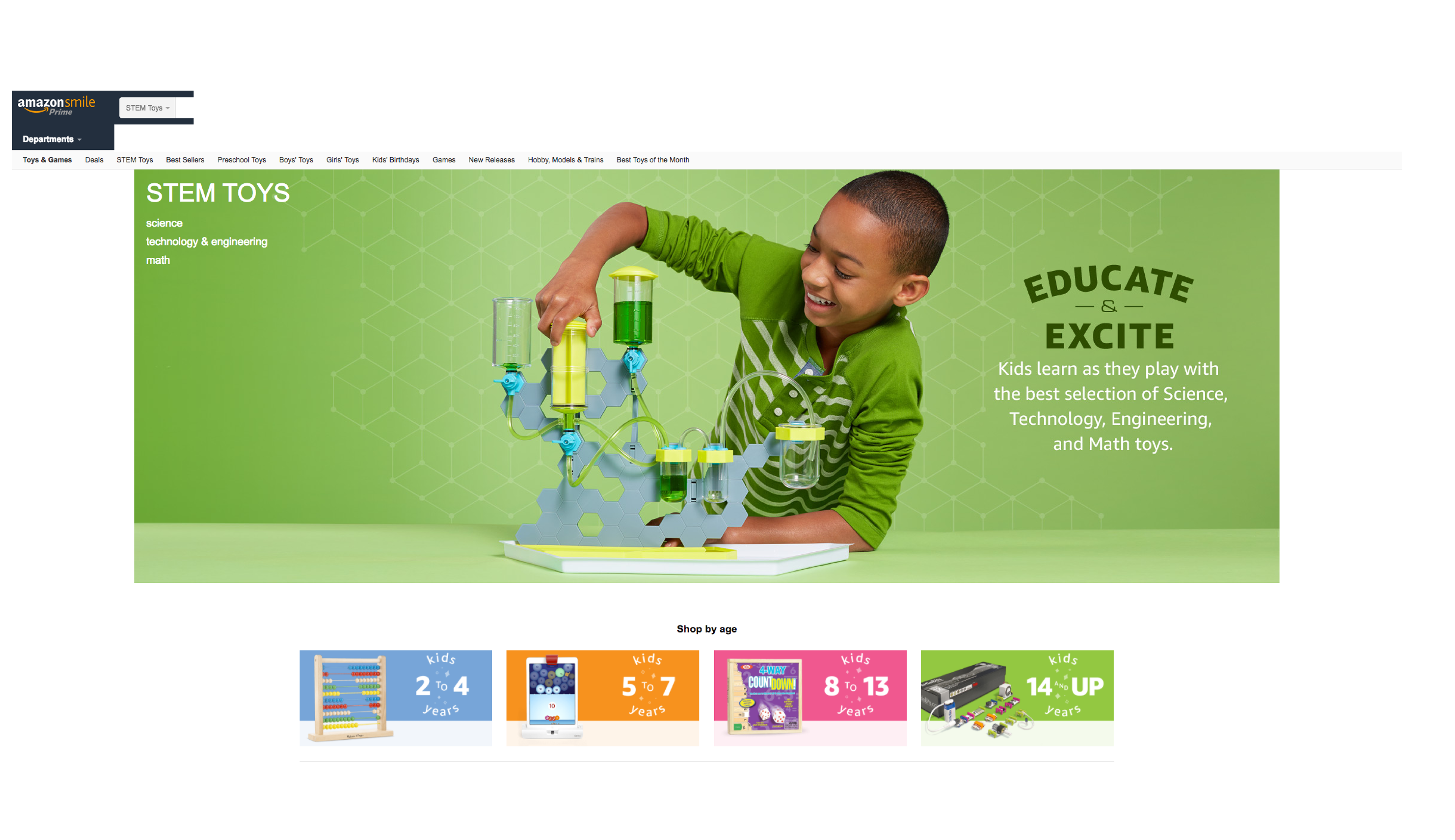 Amazon STEM Banner!
