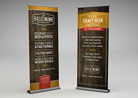Base Nine Bar Event Banners, Breckenridge CO