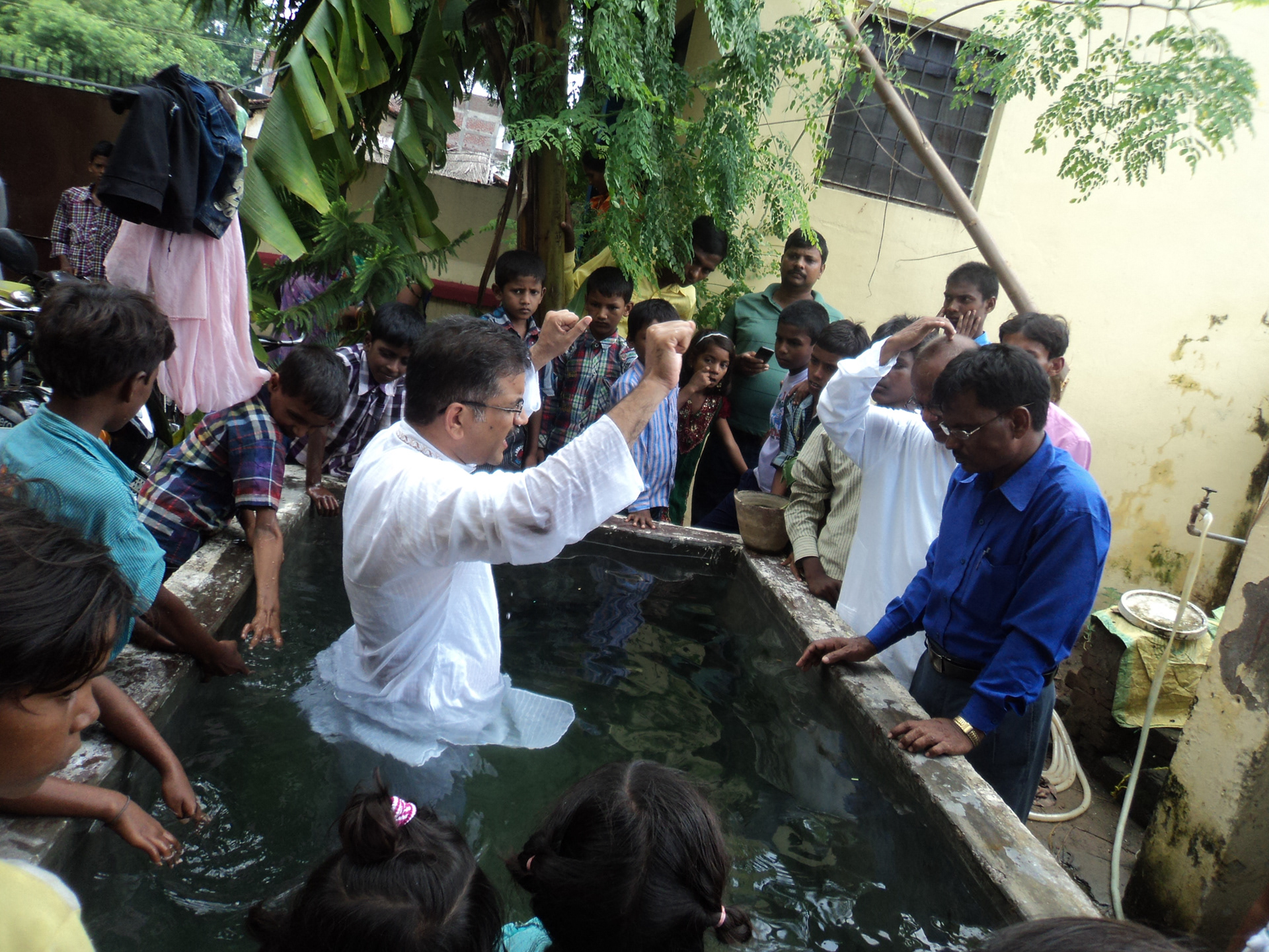 Baptism Service, Daudnagar, Bihar