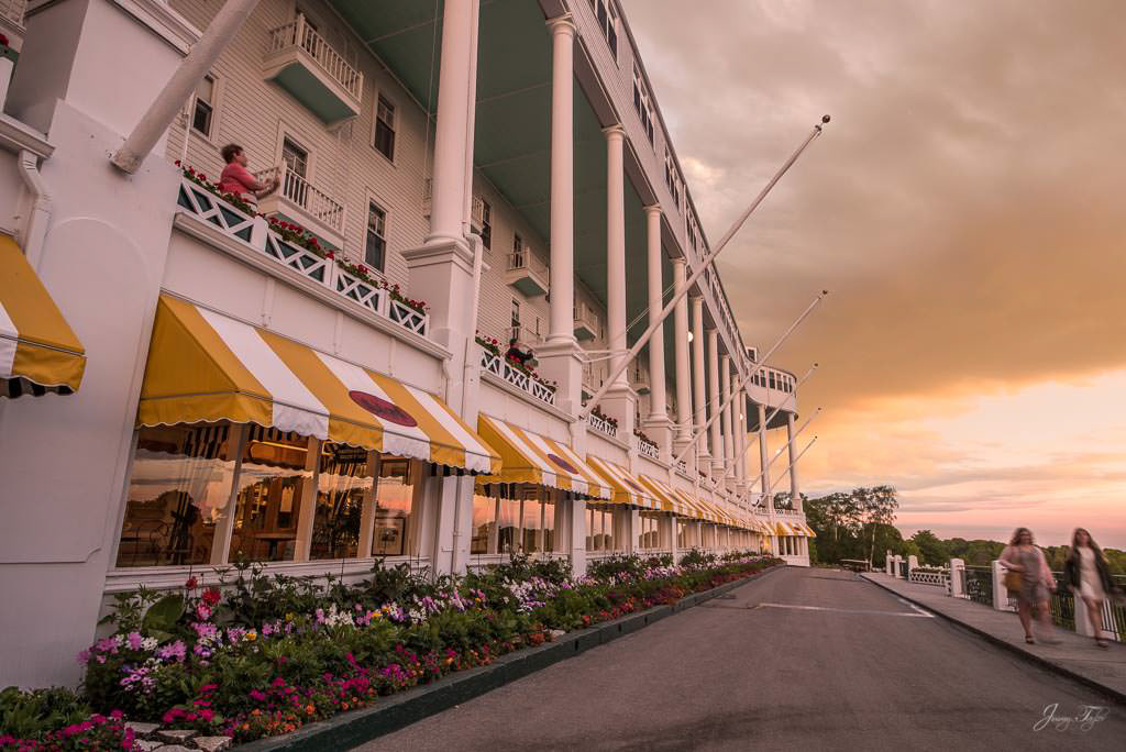 The Grand Hotel, Mackinac Island - Beautiful Sunset