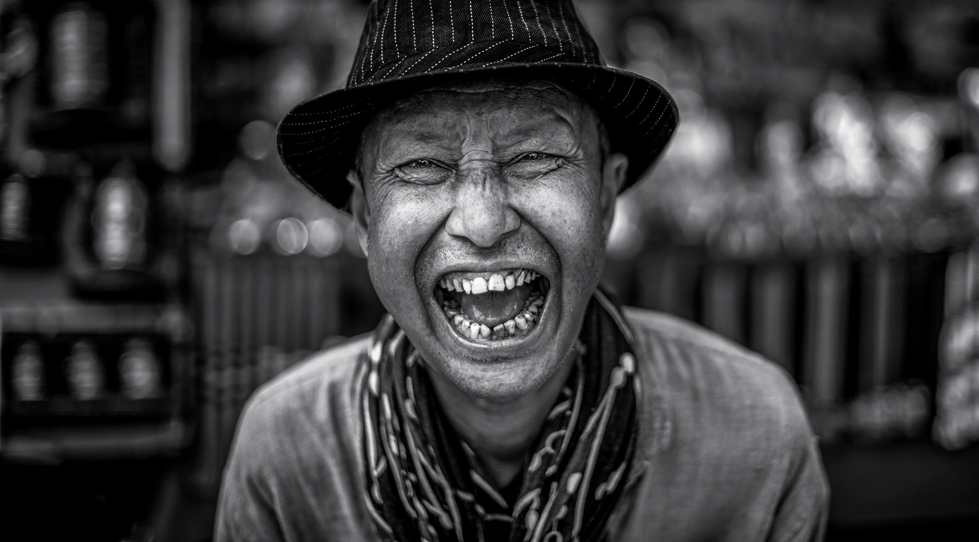 Salesman in Kathmandu, Nepal