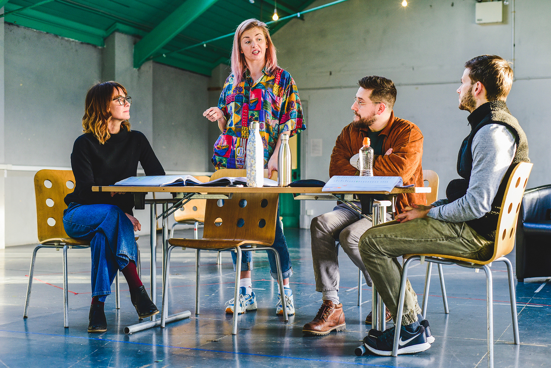 Rehearsals for Chippy Lane Production of 'Blue'